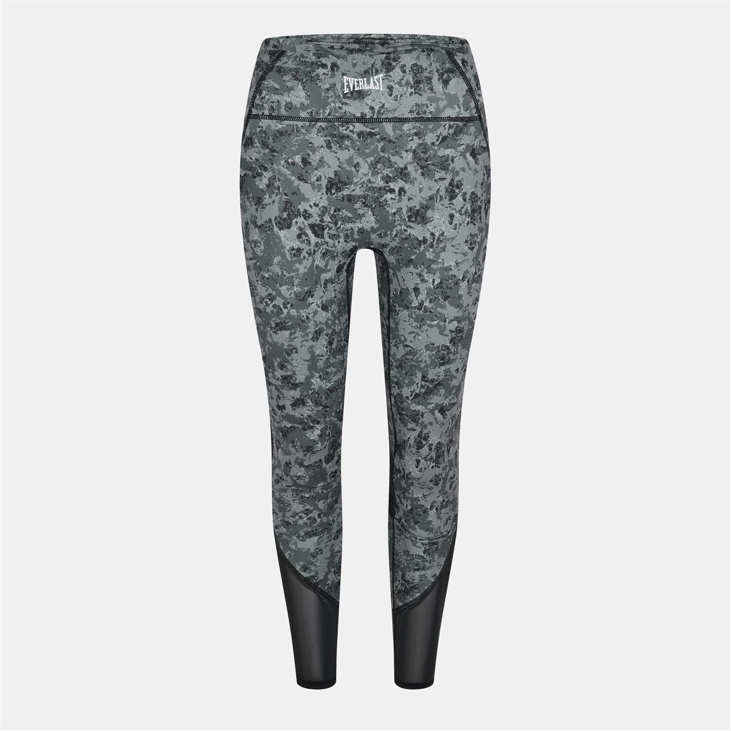 Everlast Contour Mesh Pocket Vertical Stripe Shapewear Leggings