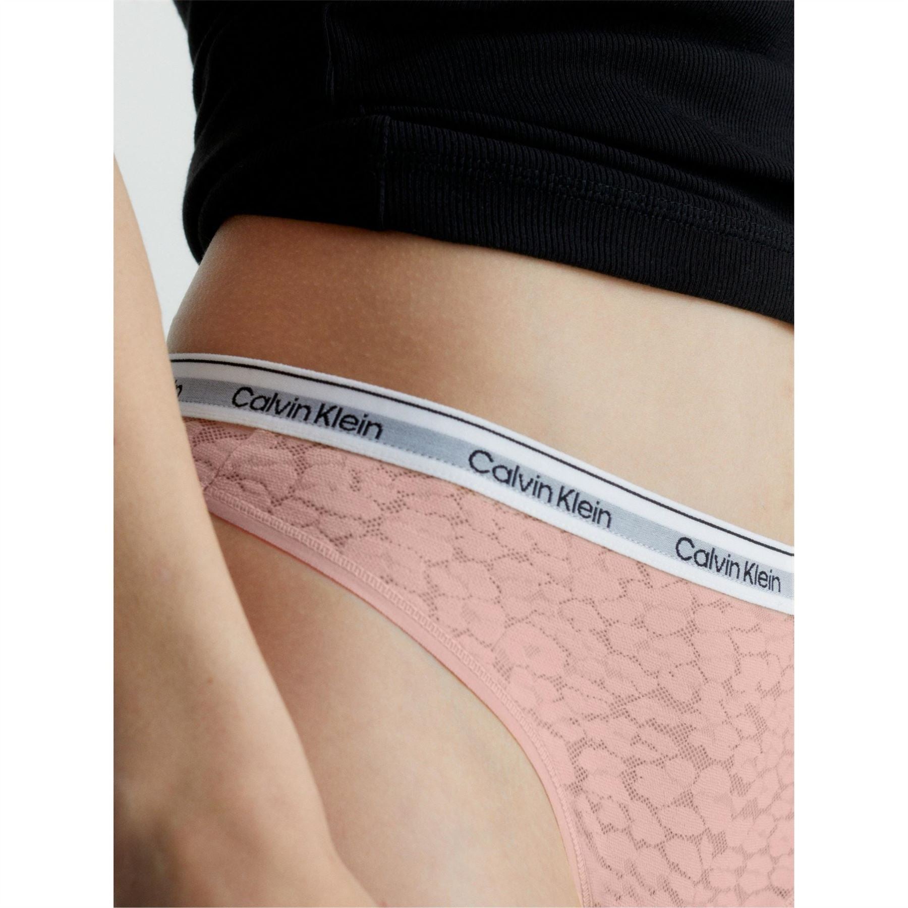 Calvin Klein Cotton Lace Thong