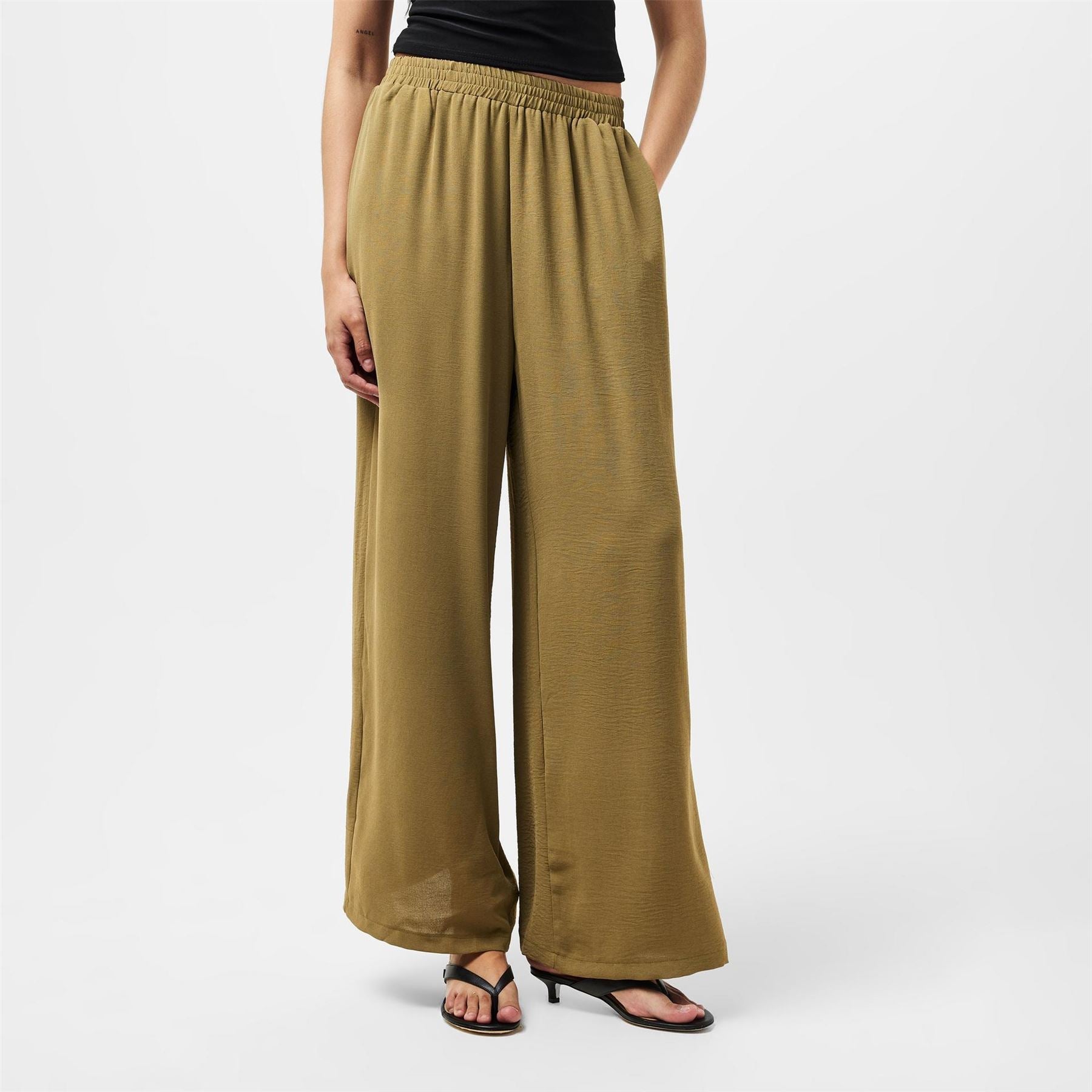 AX Paris Leg Trousers With Elasticated Waist
