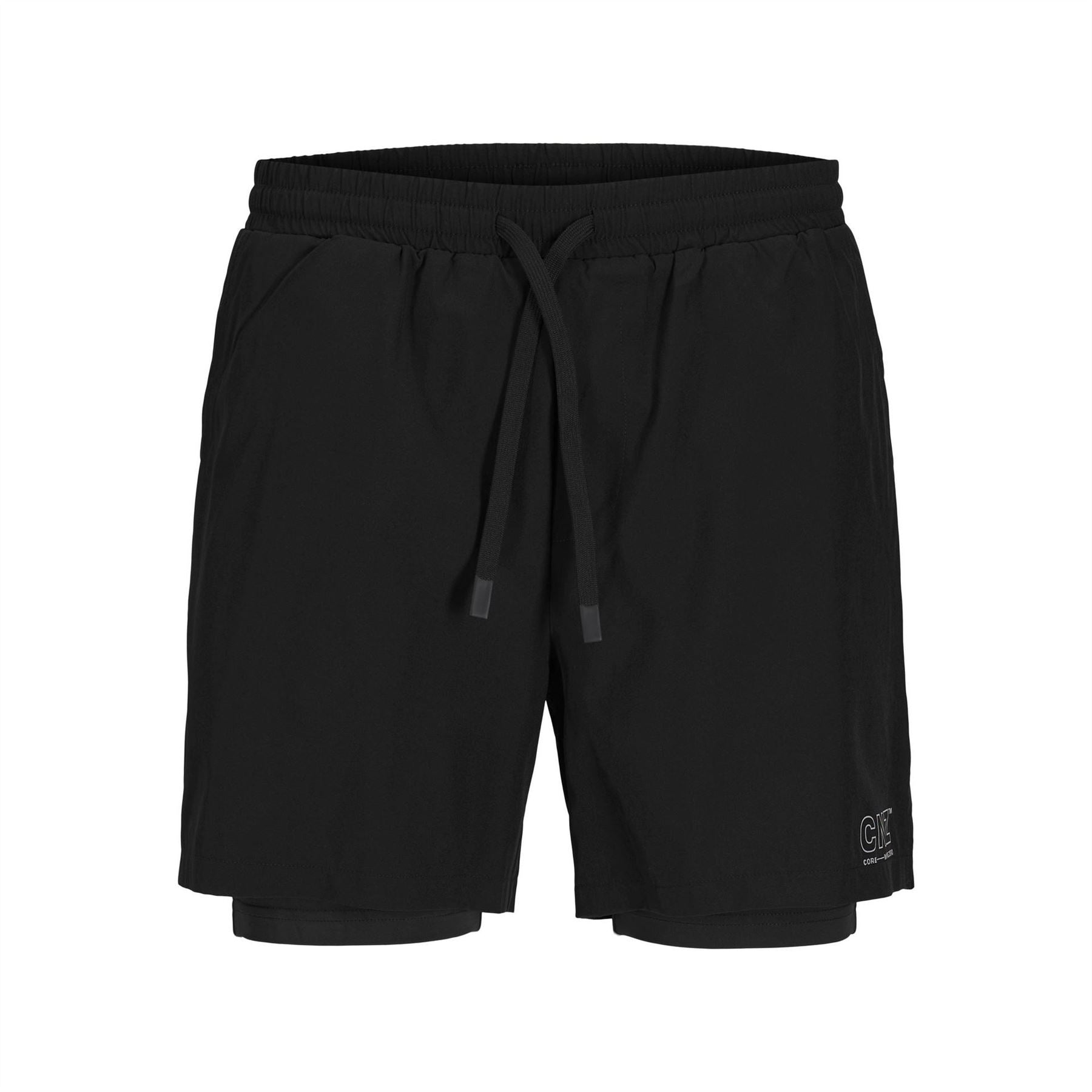Jack and Jones 2 in 1 Solid Bermuda Shorts