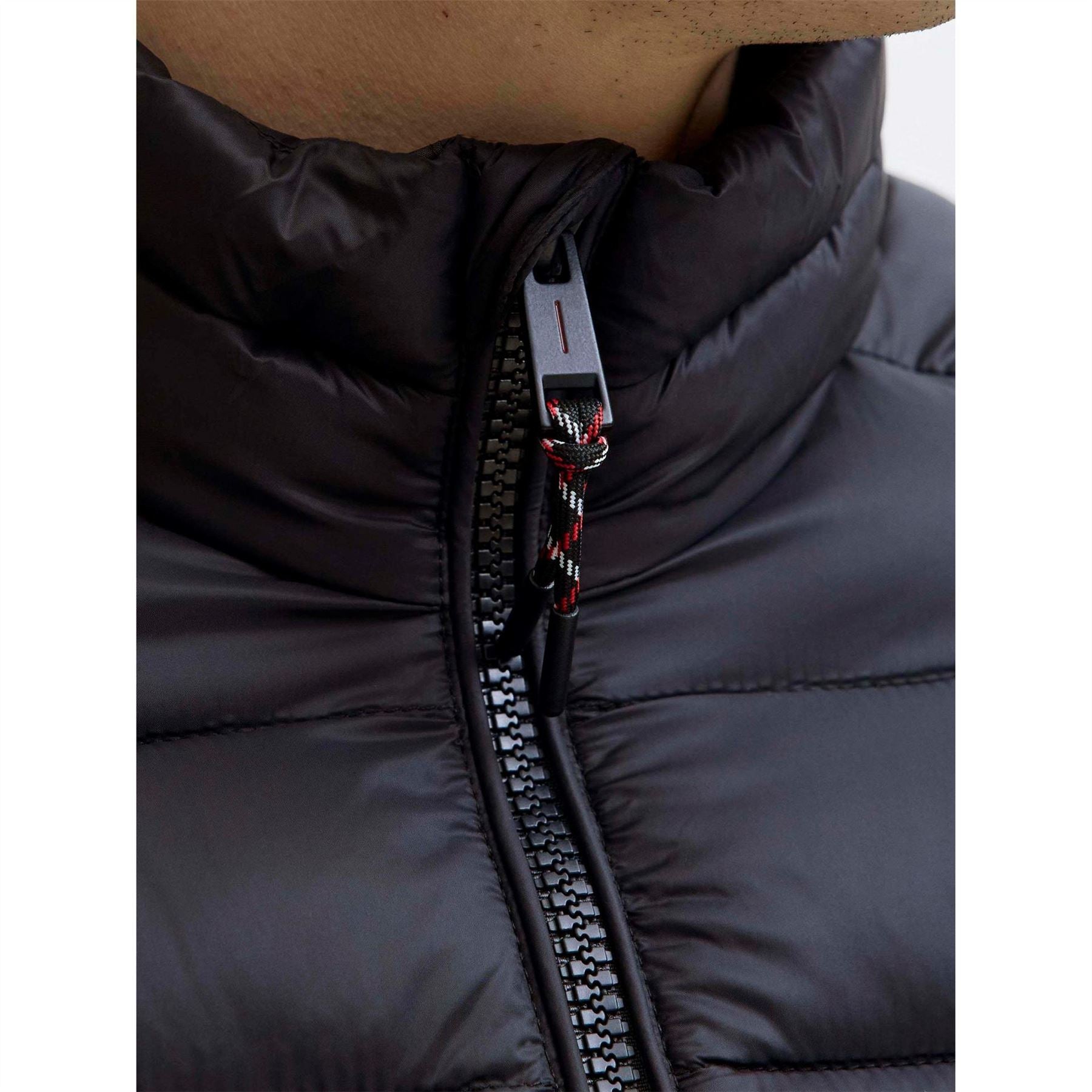 Jack and Jones Mens Bradley Stand Collar Puffer