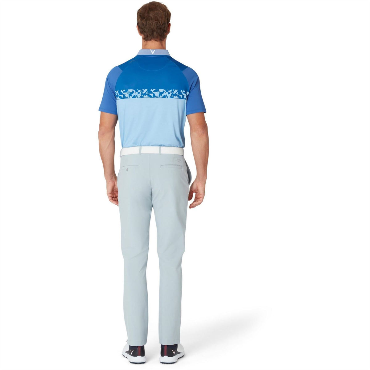 Callaway Oxford Short Sleeve Performance Polo Shirt