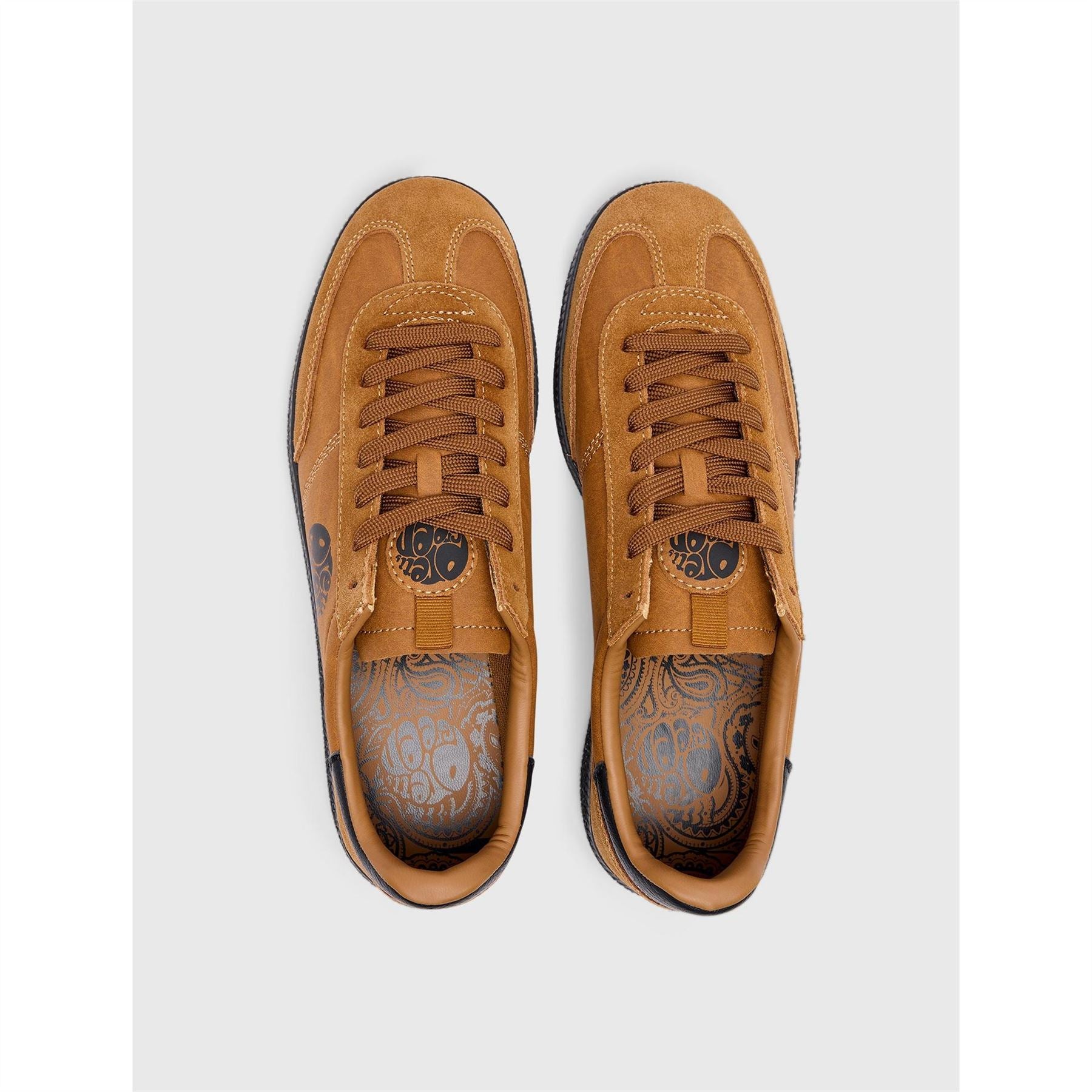 Pretty Green Ramblas G25 Sn63 Lace Up Low Top Sneakers