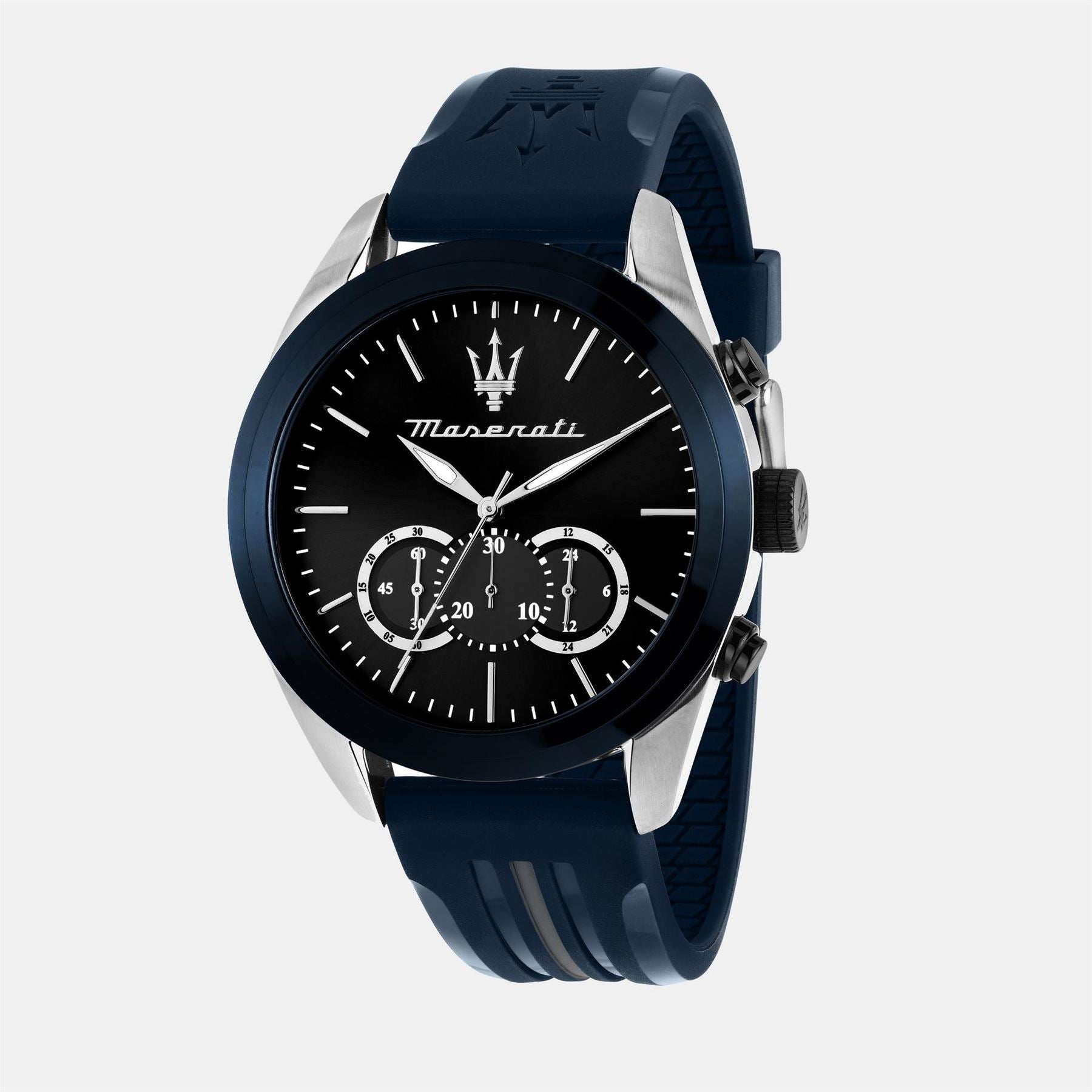 Maserati Traguardo Rubber Strap Analogue Watch