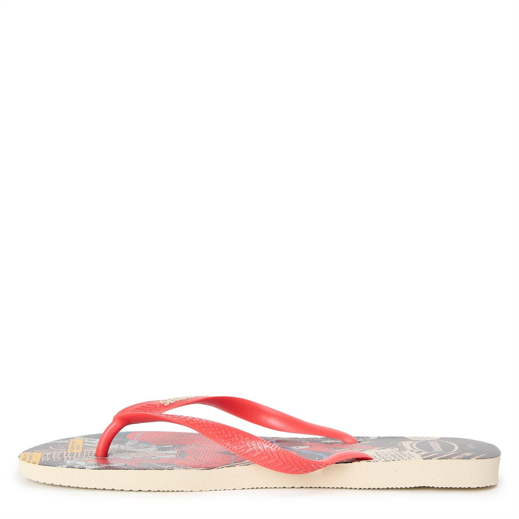 Havaianas Mens Hav. Top Marvel Classics Beige Stra Flip Flops