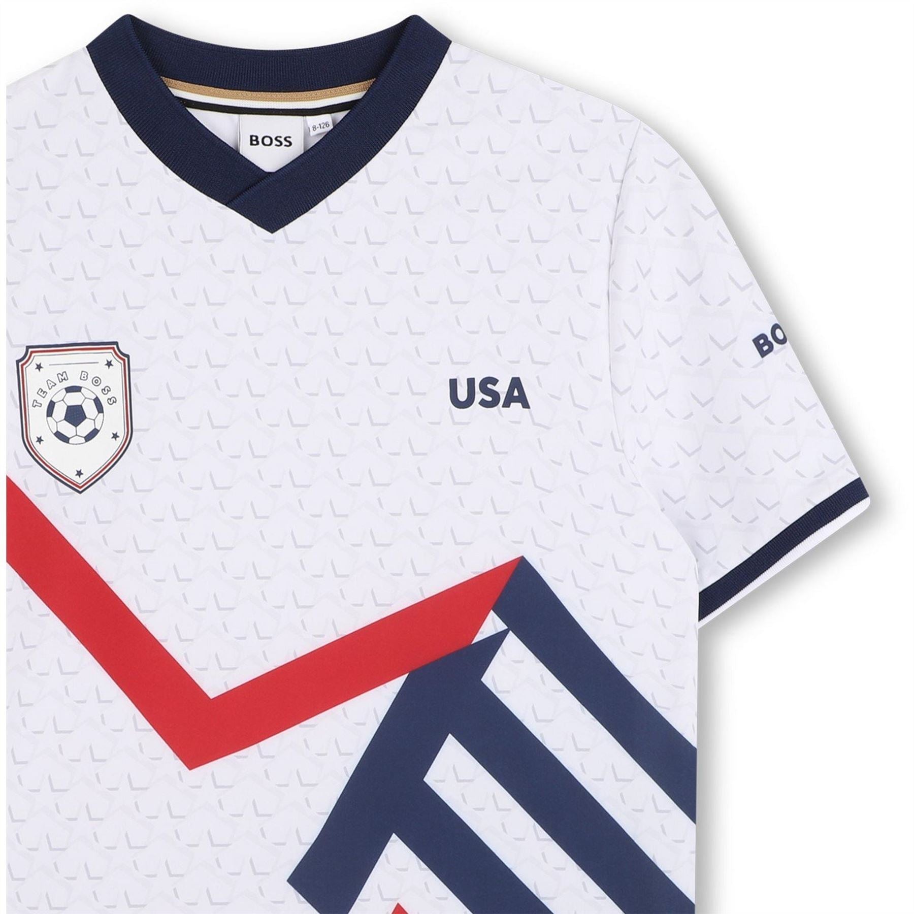 Boss Usa Crew Neck T-Shirt