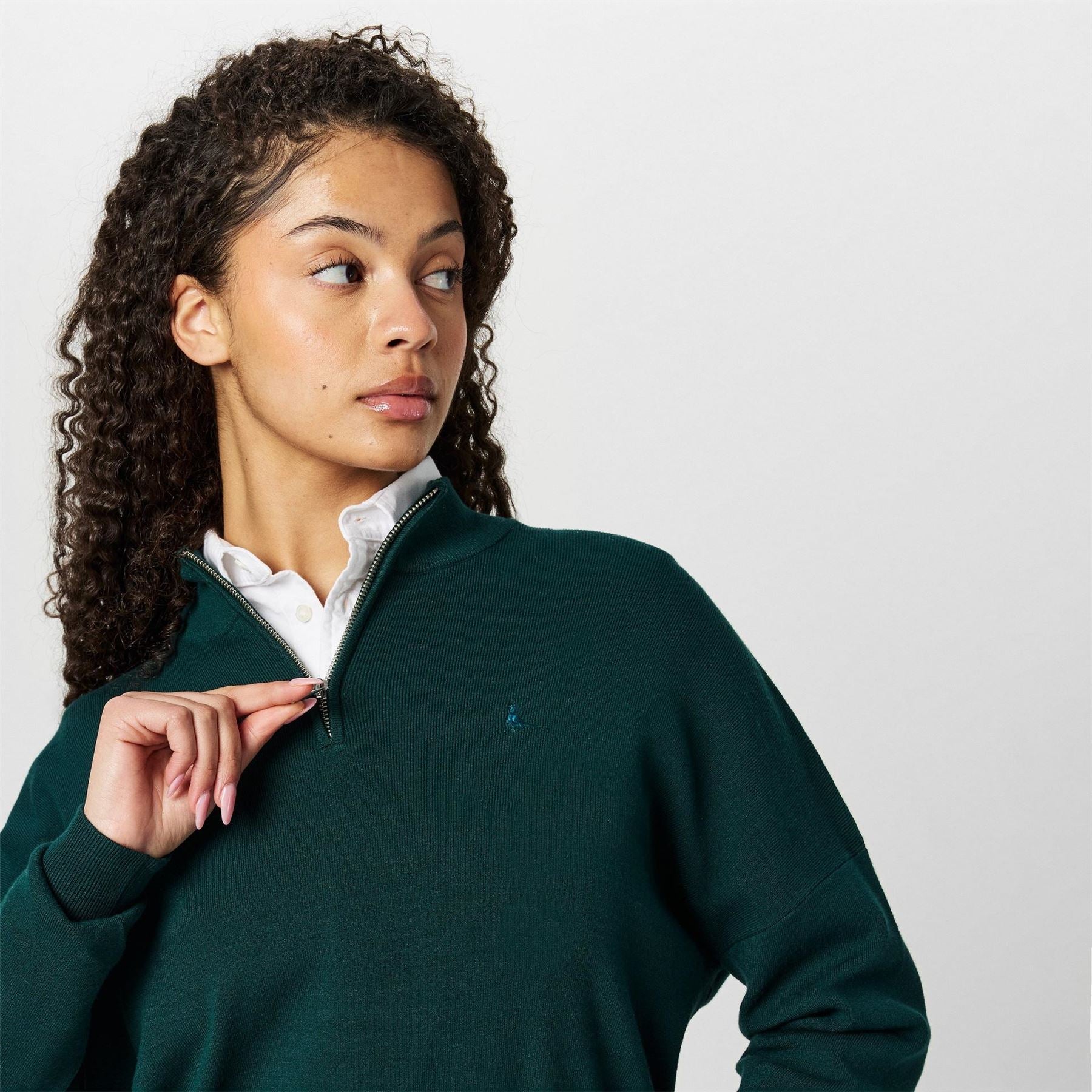Jack Wills Mock Neck Regular Fit Sweater