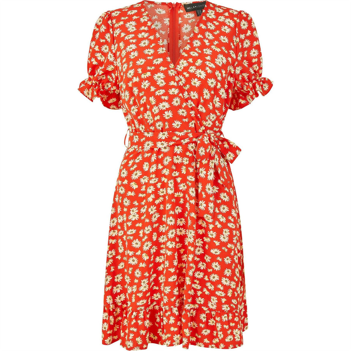 Mela London Daisy Print Wrap Dress