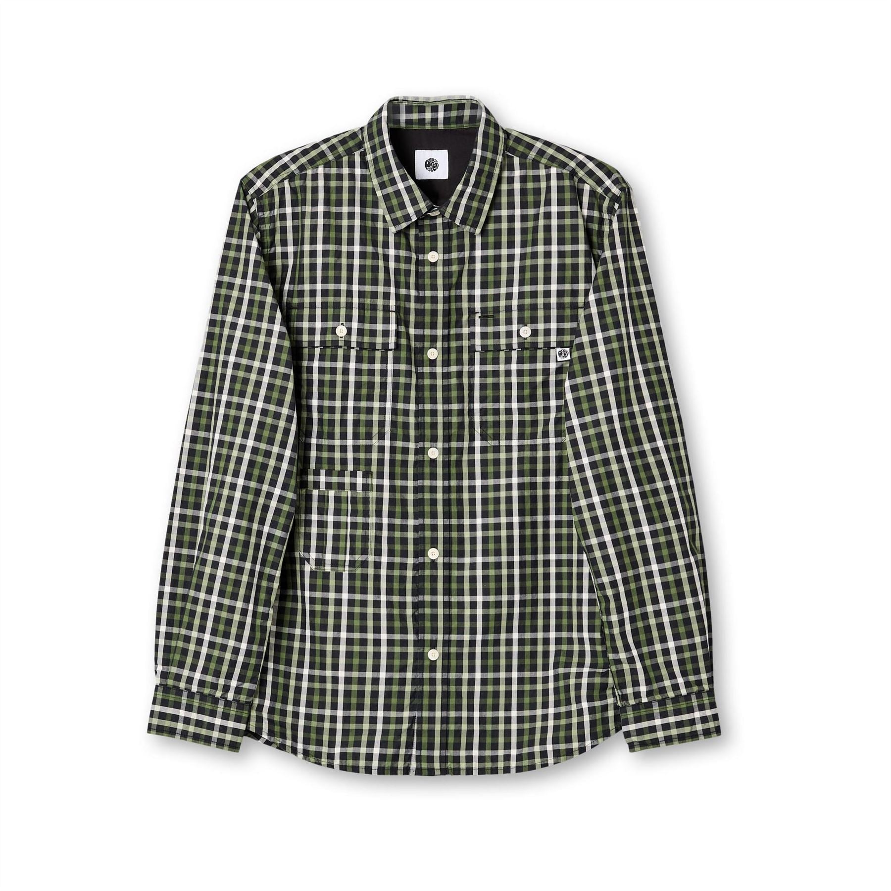 Pretty Green Pelton Check Long Sleeve Patterned Shirt