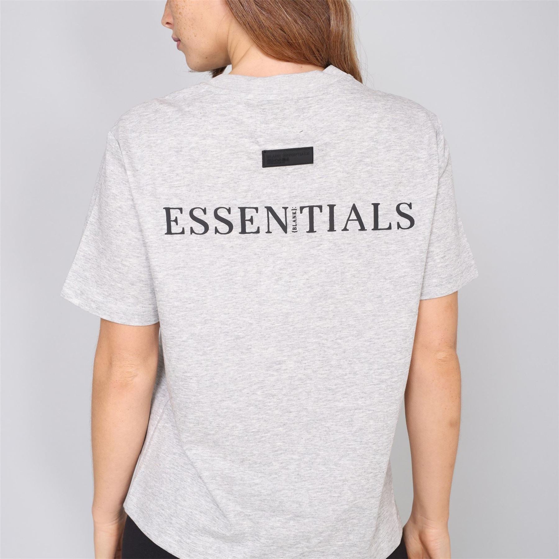 Blank Essentials Embroidered Text Graphic Crew Neck Short Sleeve Boyfriend T-Shirt