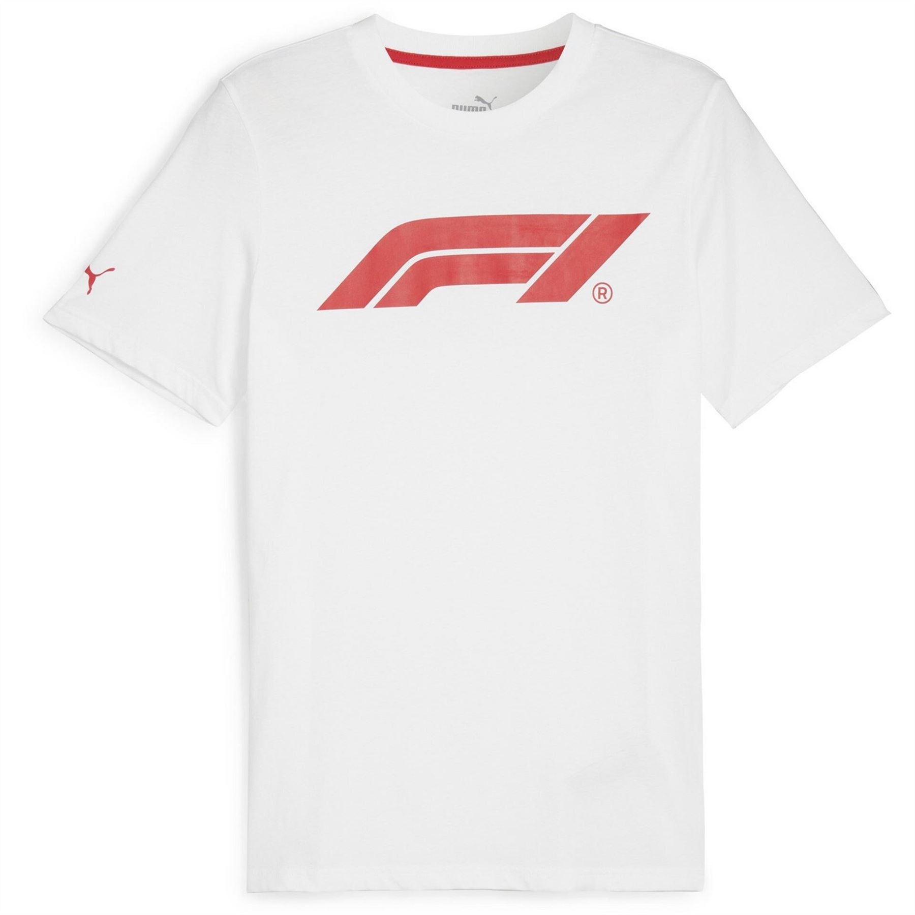Puma Regular Fit Logo Print Crew Neck T-Shirt