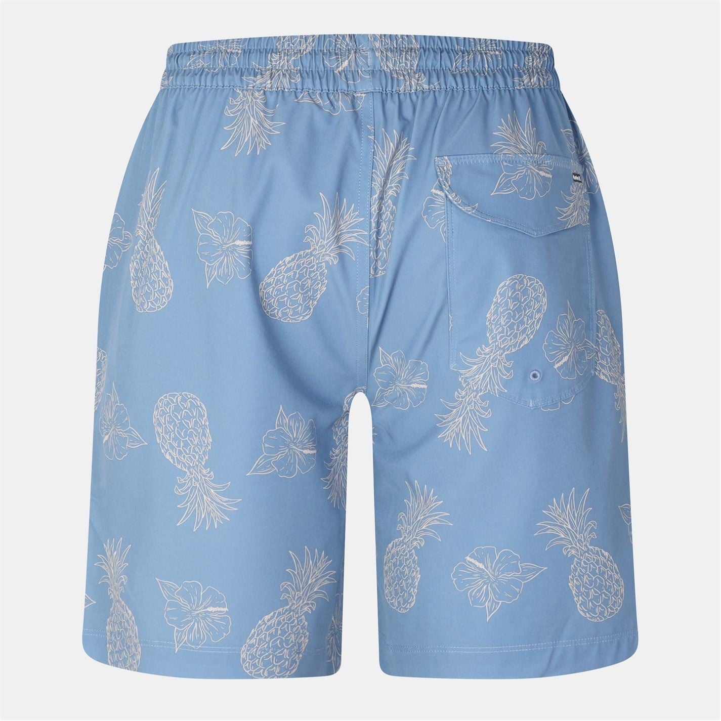 Hurley Regular Fit Horizontal Stripe Swim Shorts