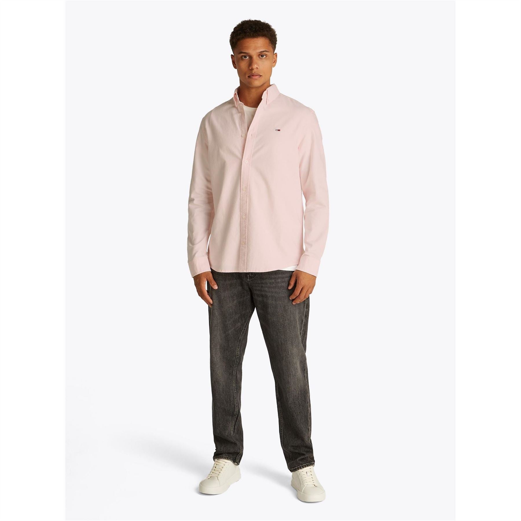 Tommy Jeans Regular Fit Oxford Long Sleeve Shirt