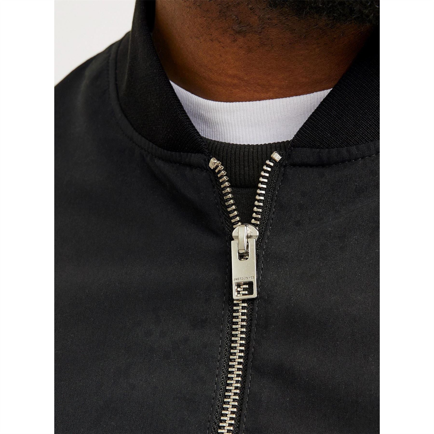 Jack and Jones Rush Plus Size Long Sleeve Bomber Jacket