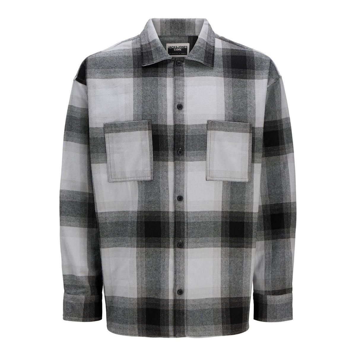 Jack and Jones Darren Regular Fit Long Sleeve Cuff Point Collar Shirt