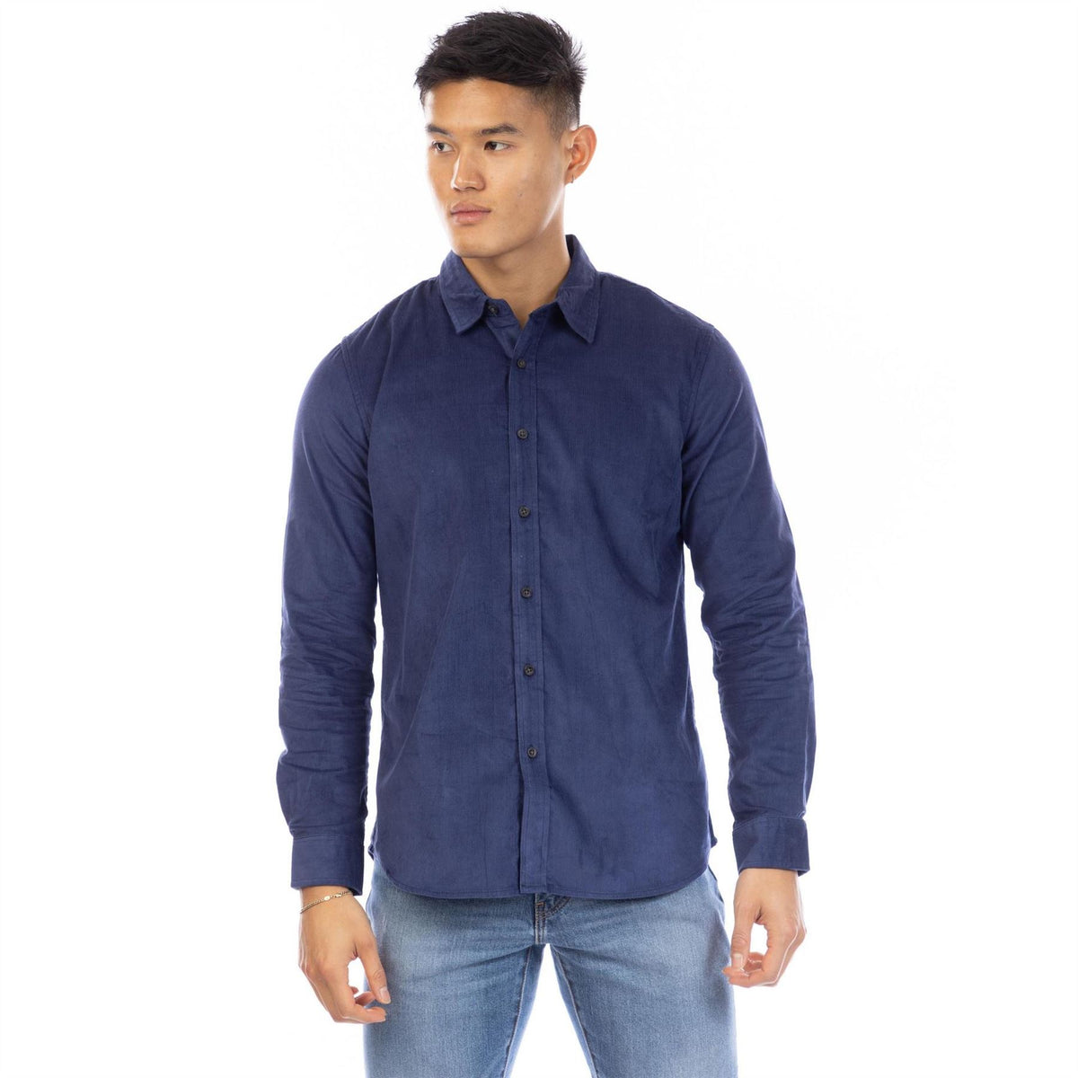 Peter Werth Collared Neck Long Sleeve Regular Fit Shirt