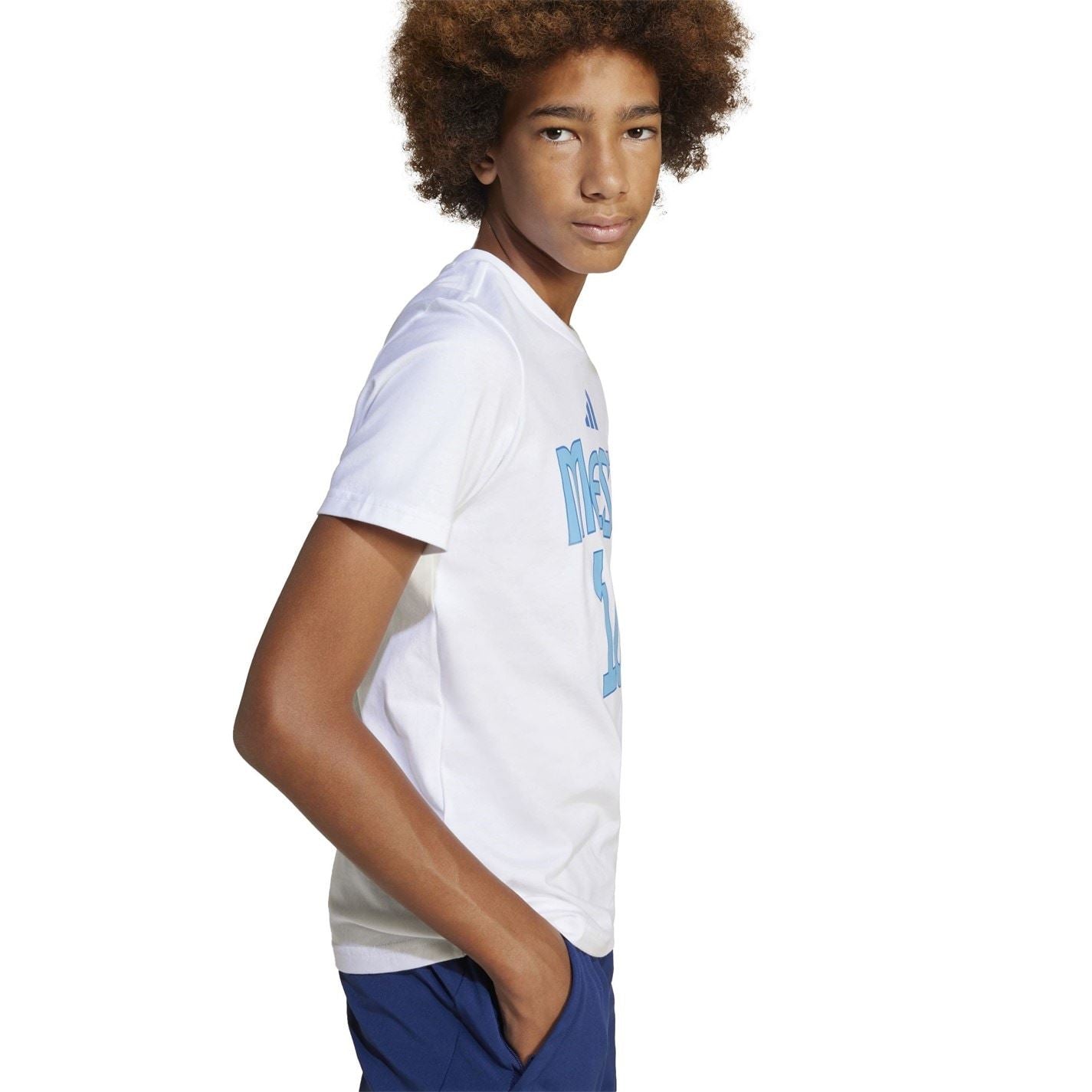 adidas Messi Name And Number Graphic Tee Kids