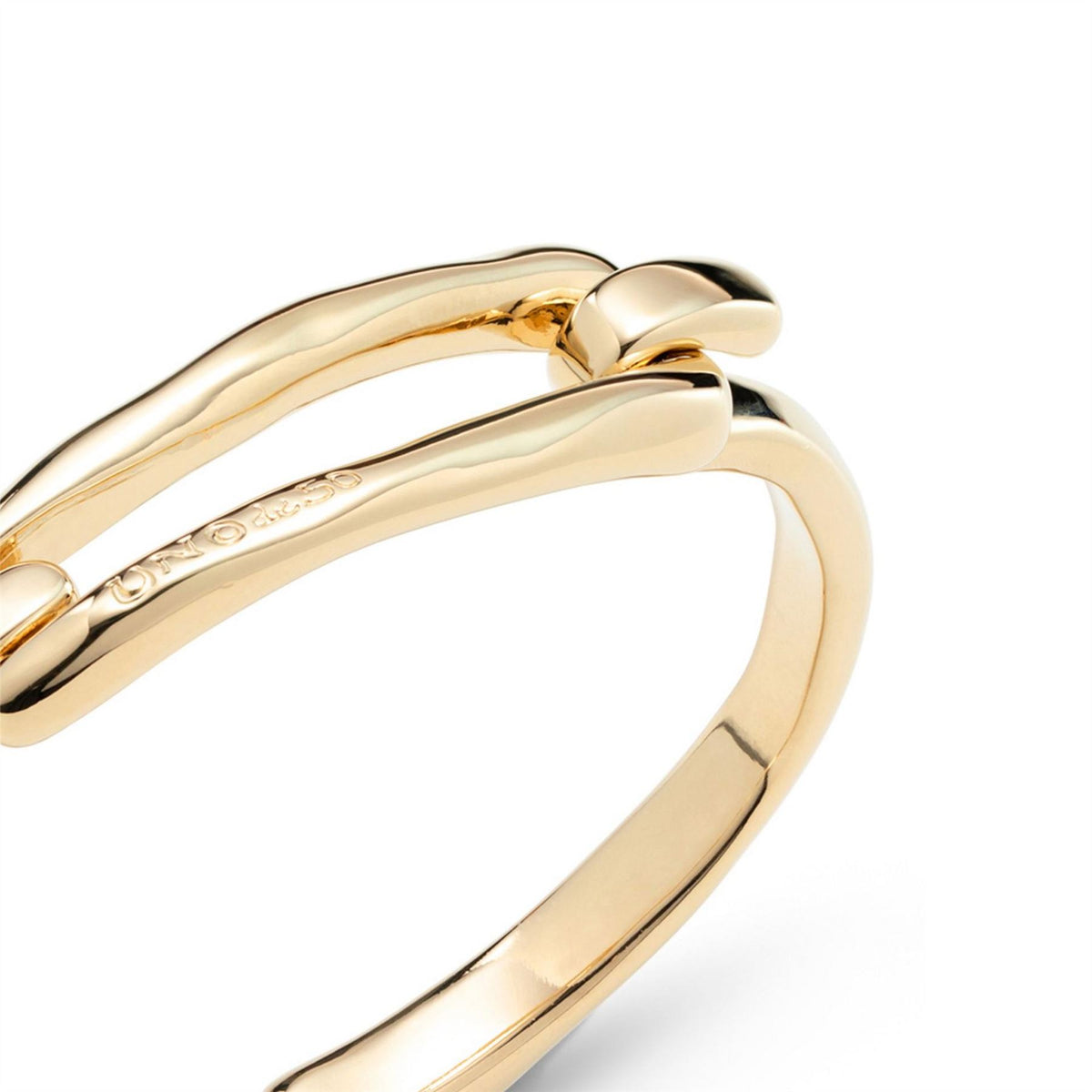UNOde50 18k Gold Plated Rigid Bracelet