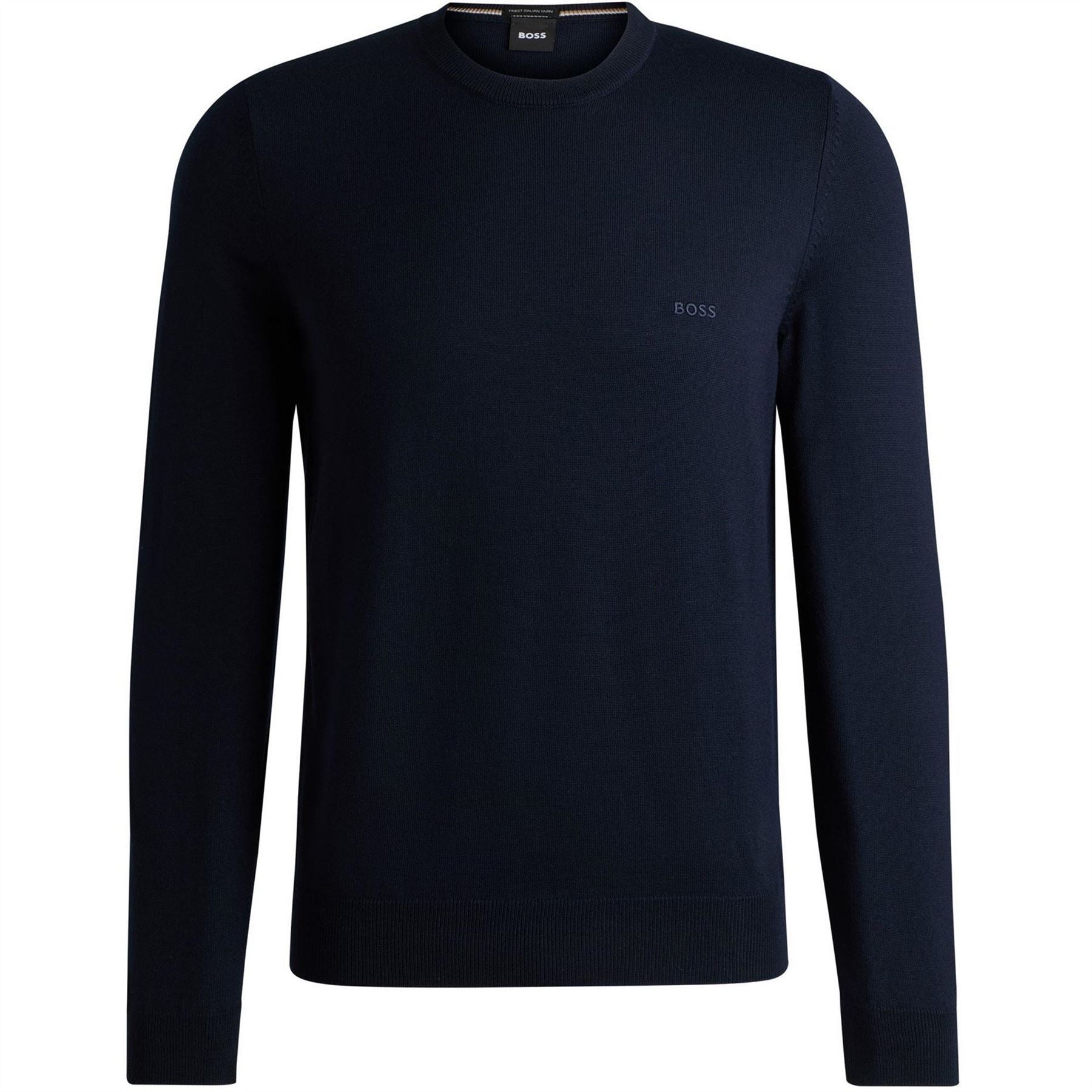 Boss Crew Neck Long Sleeve Regular Fit Sweater