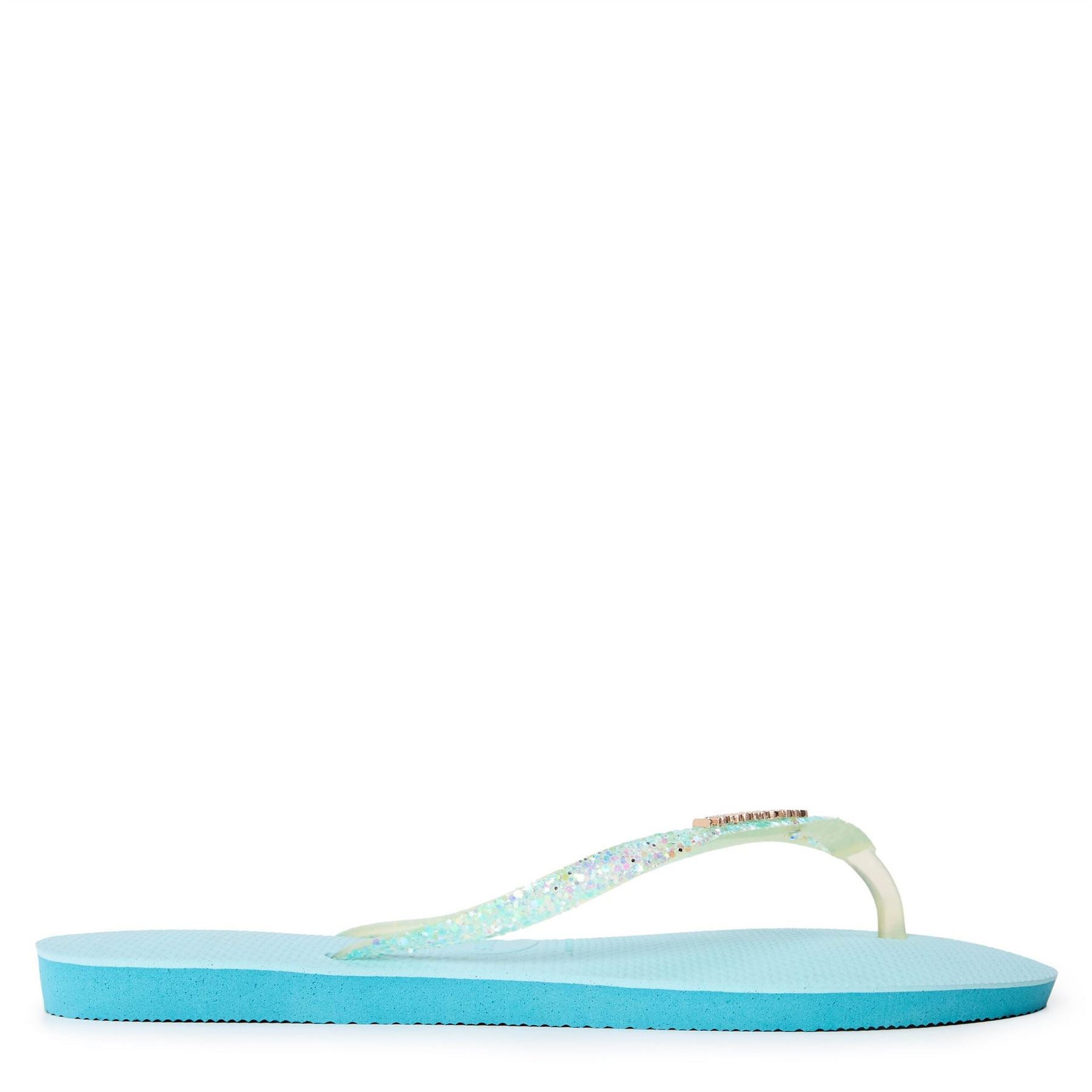 Havaianas Womens Hav. Slim Glitter Flourish Macaron Flip Flops