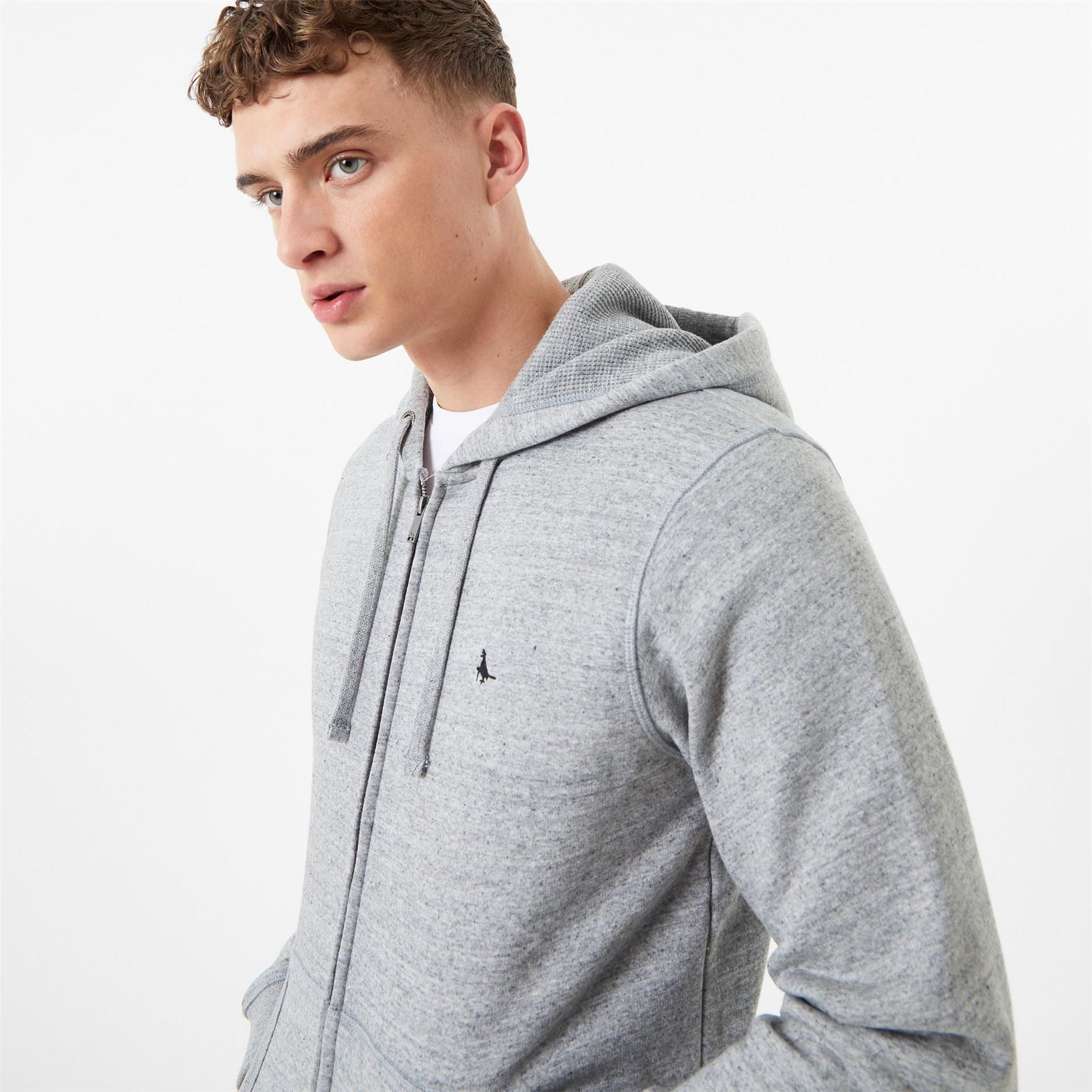 Jack Wills Pheasant Logo Zip Hoodie