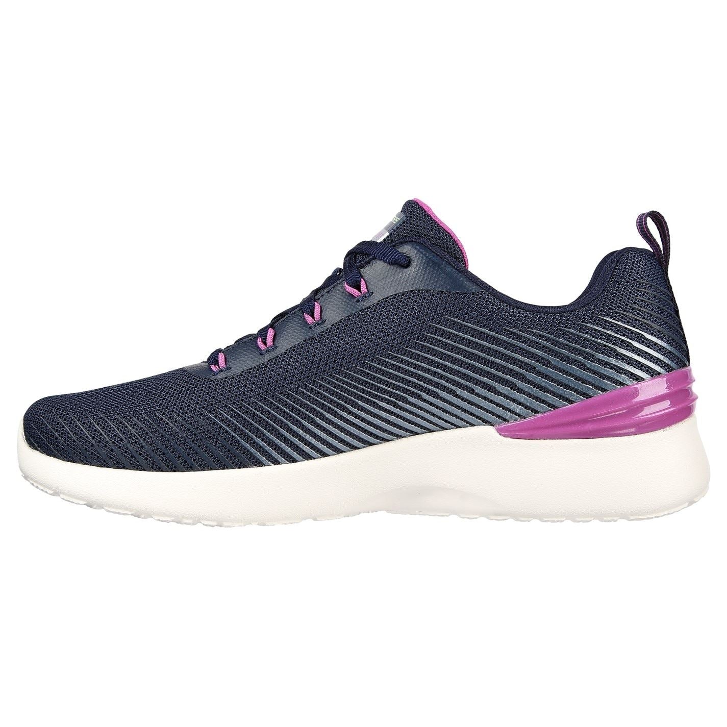 Skechers Womens 3d Print Hotmelt Mesh Lace Up W Me Low Top Trainers
