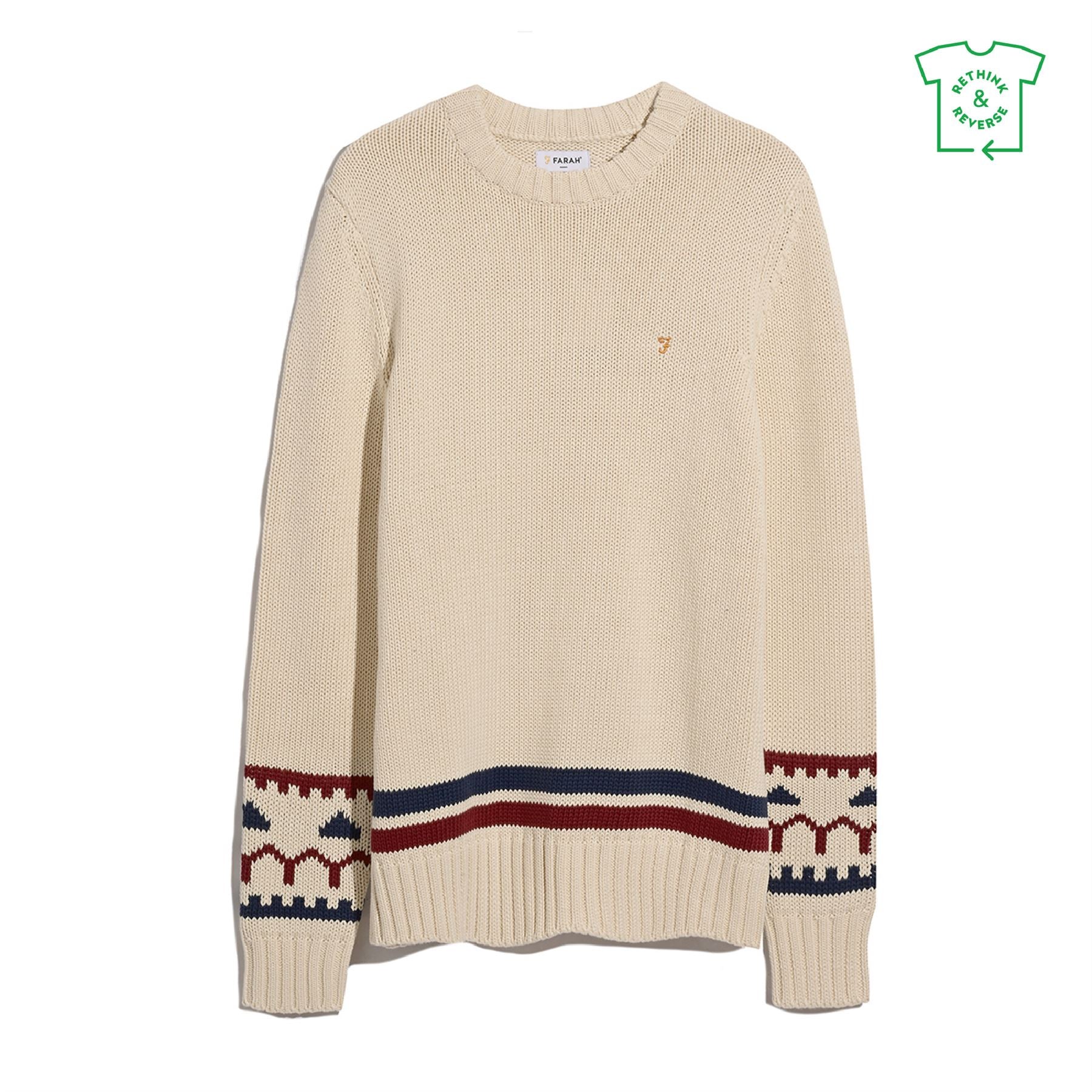 Farah Alverstone Regular Fit Long Sleeve Sweater