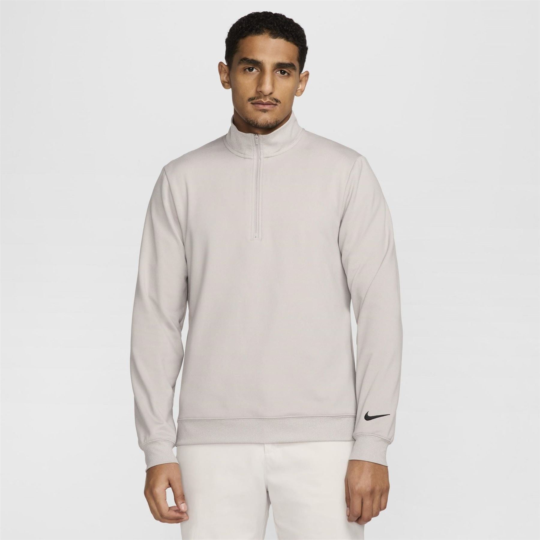 Nike Regular Fit Mock Neck Long Sleeve Sweatshirt
