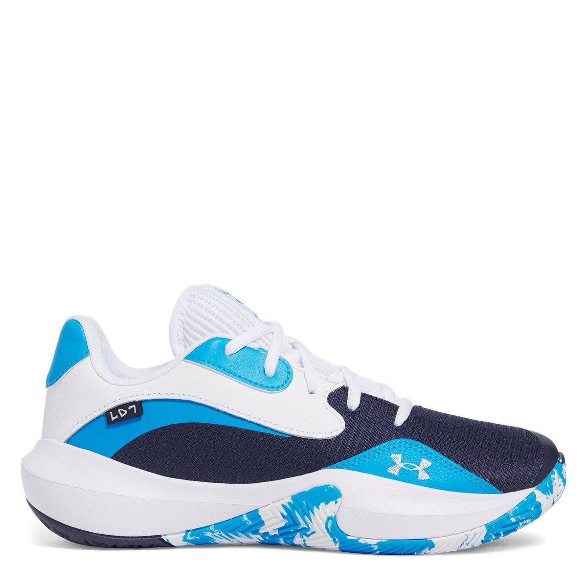 Under Armour Mens Armour Ua Lockdown 7 Low Basketball Trainers