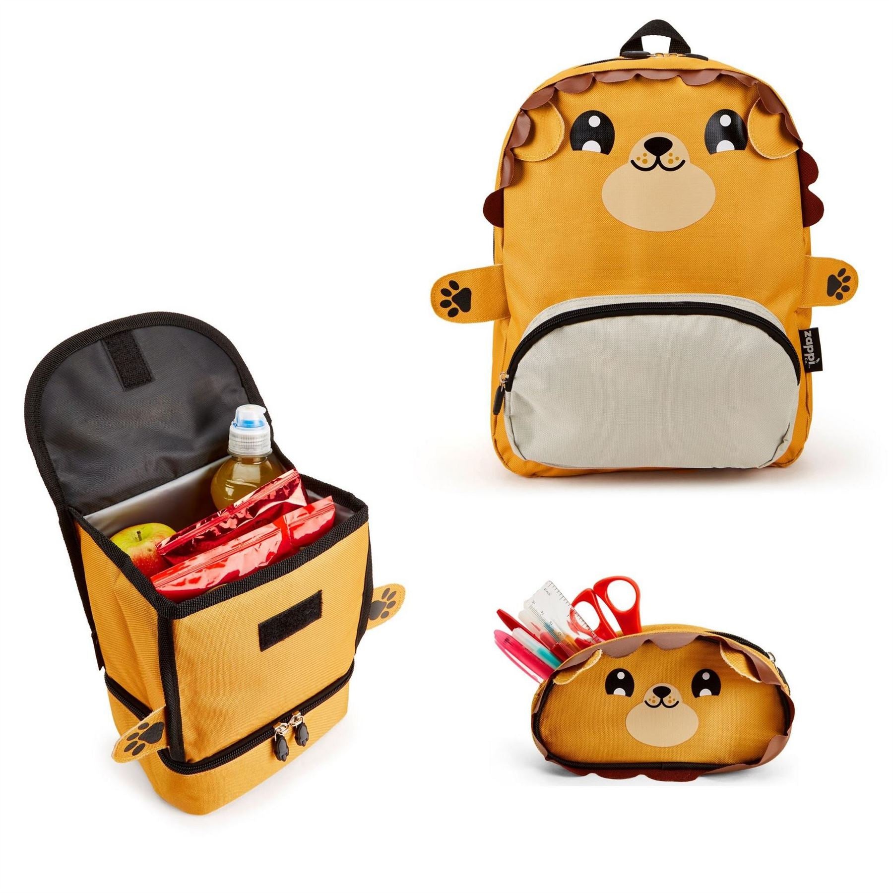 Zappi Co Animal Lion Backpack