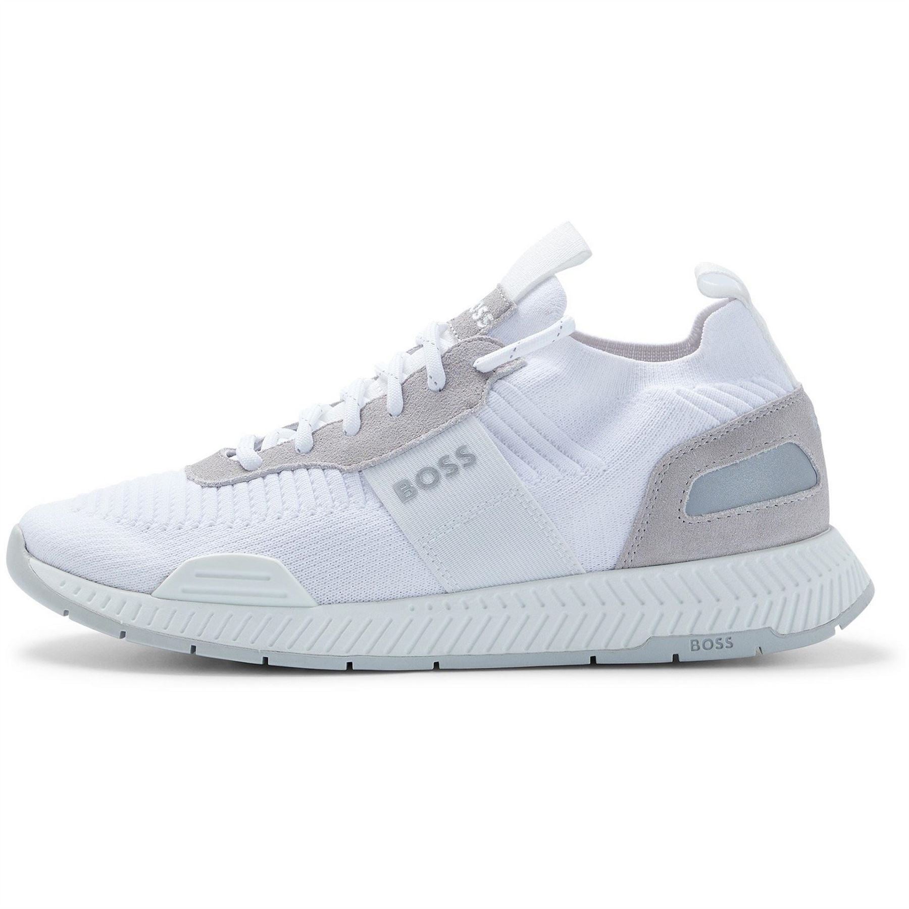 Boss Titanium Knit Trainers, Comfortable Design
