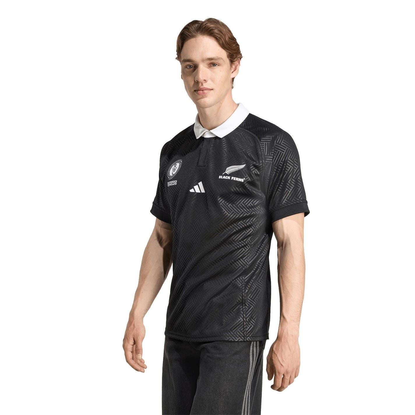 adidas Black Ferns World Cup Home Shirt 2025 Adults
