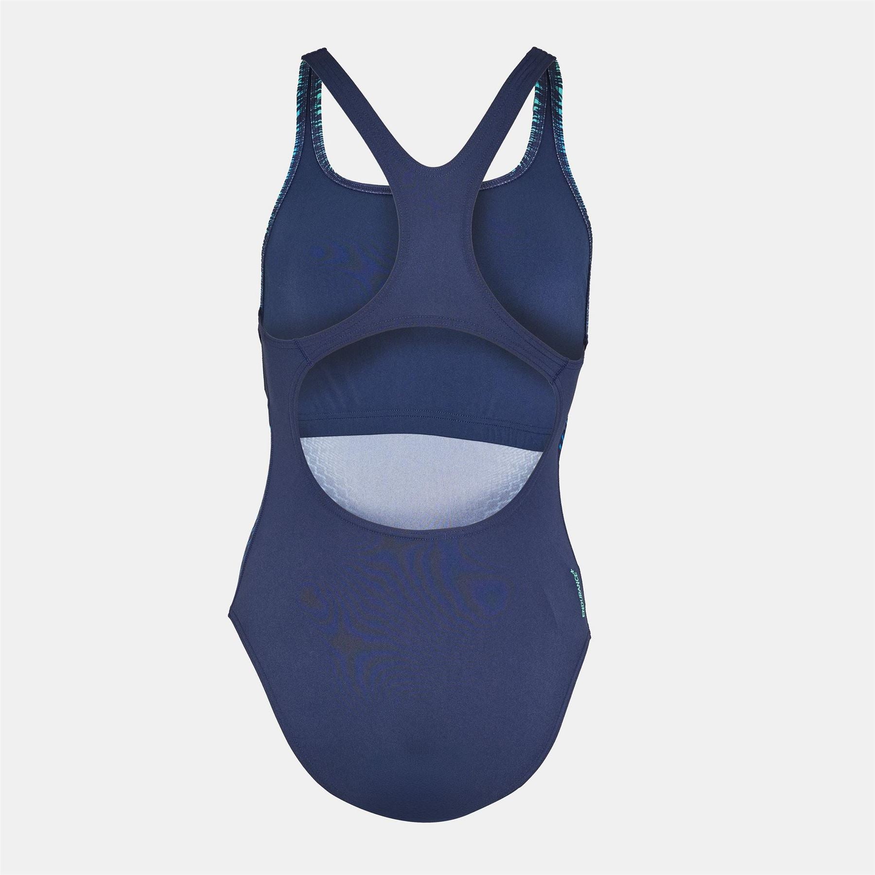 Speedo Geometric Patterned Laneback Swimsuit