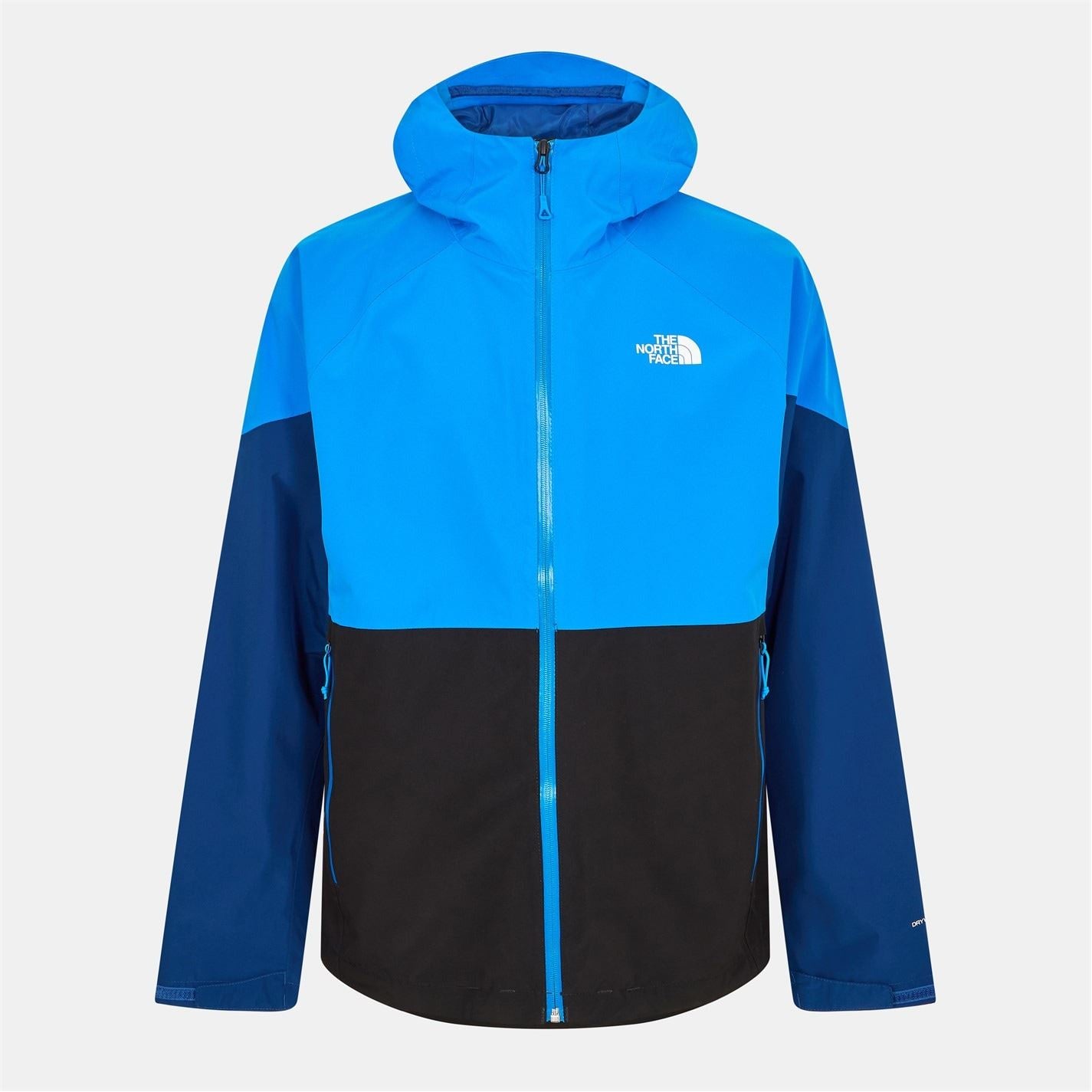 The North Face Hooded Neck Lightning Color Block Rain Jacket