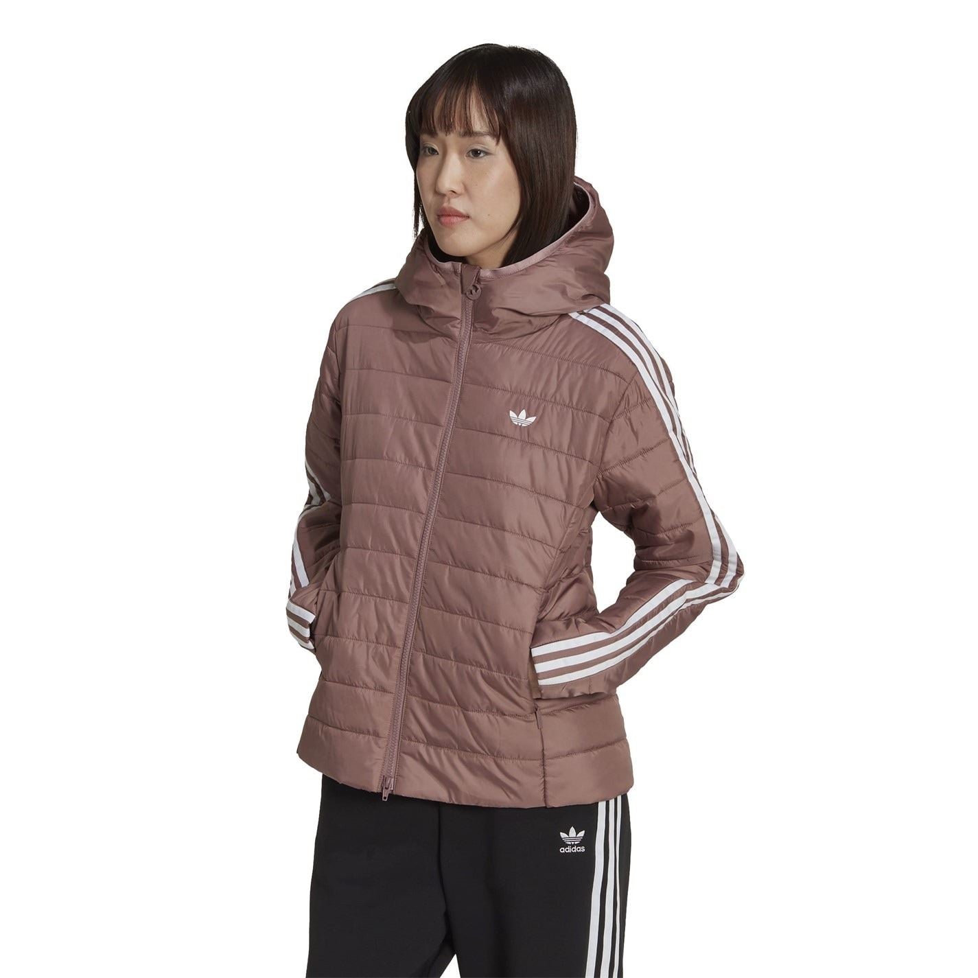 adidas Originals Hooded Slim Fit Short Jacket