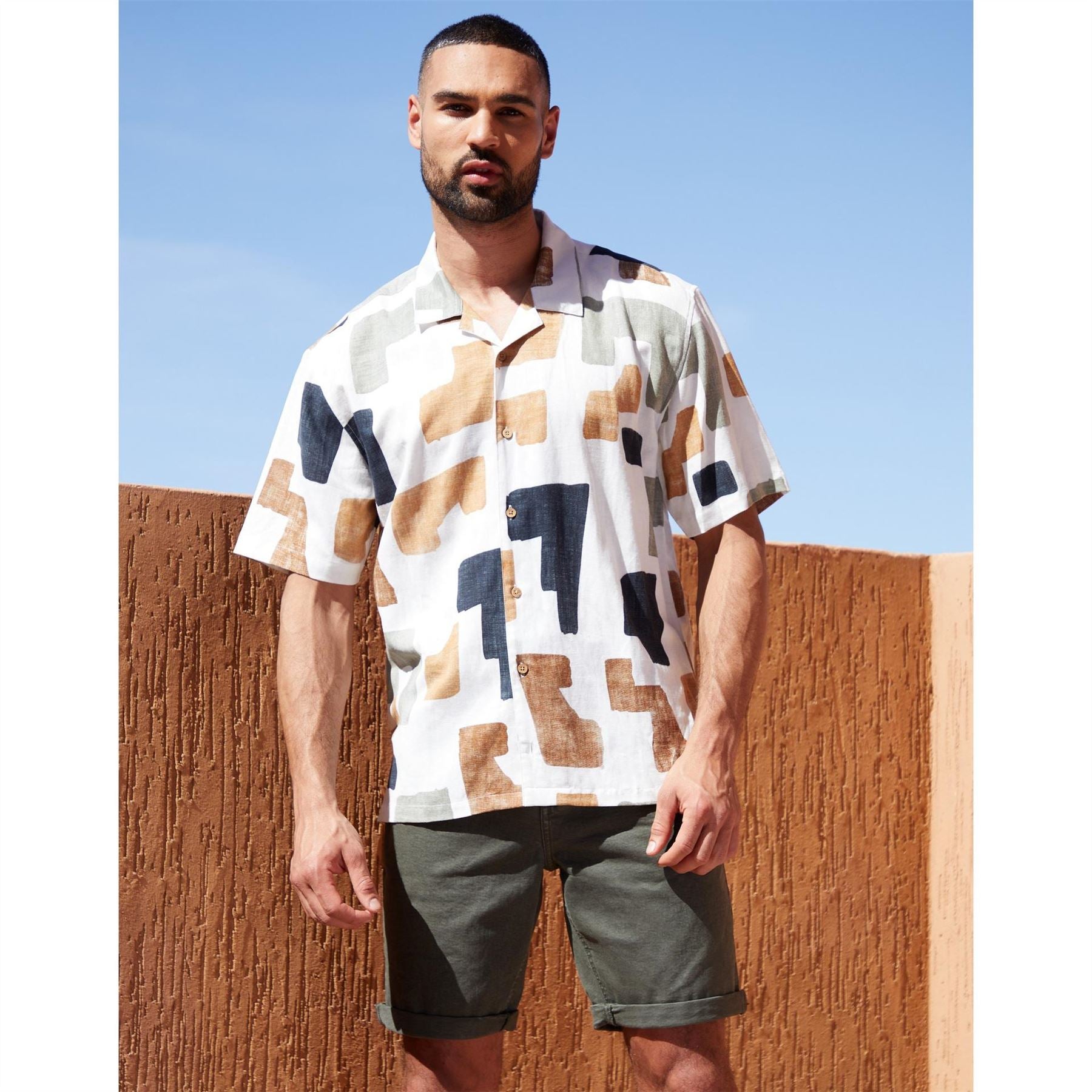 Threadbare Relaxed Fit Short Sleeve Shirt