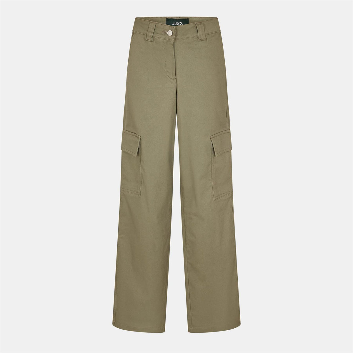 JJXX Solid Patterned Straight Cargo Pants