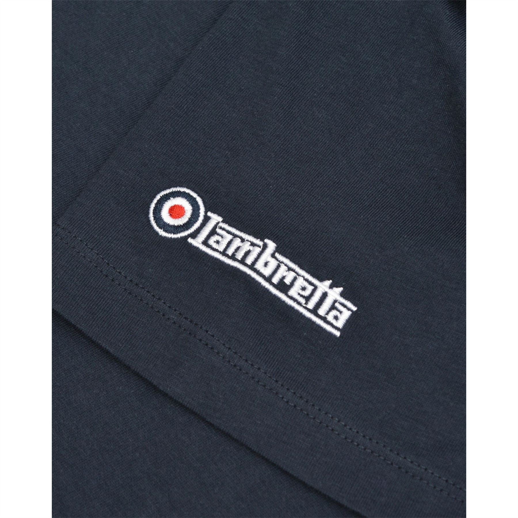 Lambretta Regular Fit Crew Neck T-Shirt