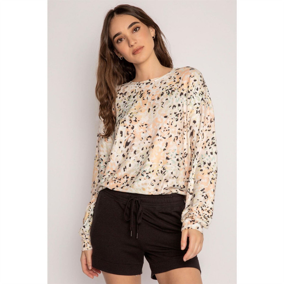 PJ Salvage Salvage Floral Crew Neck Shirt