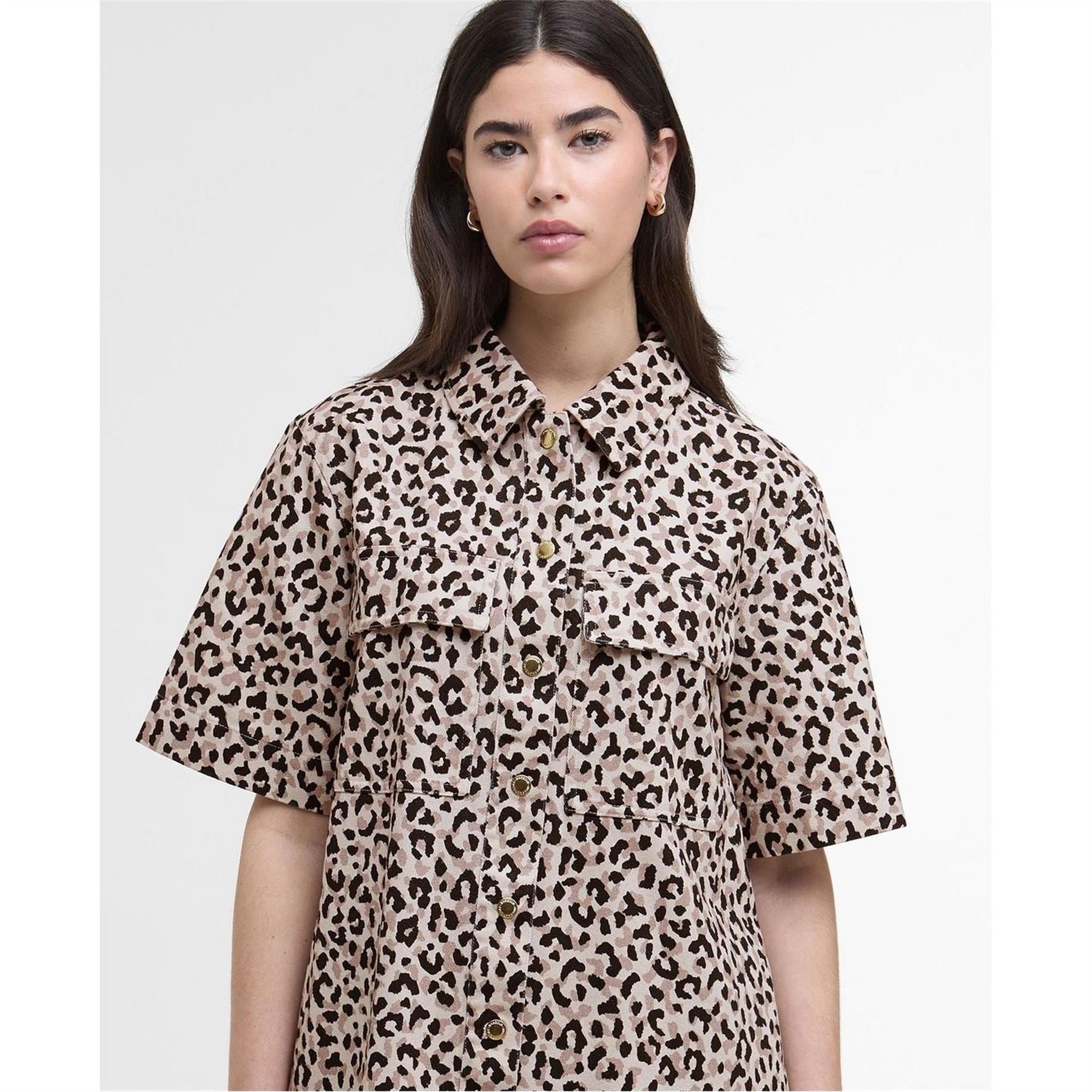 Barbour International Printed Mini Dress