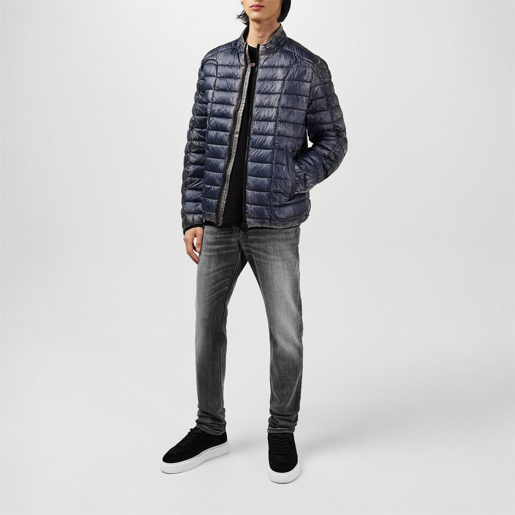 Diesel Pilot Mock Neck Puffer Jacket