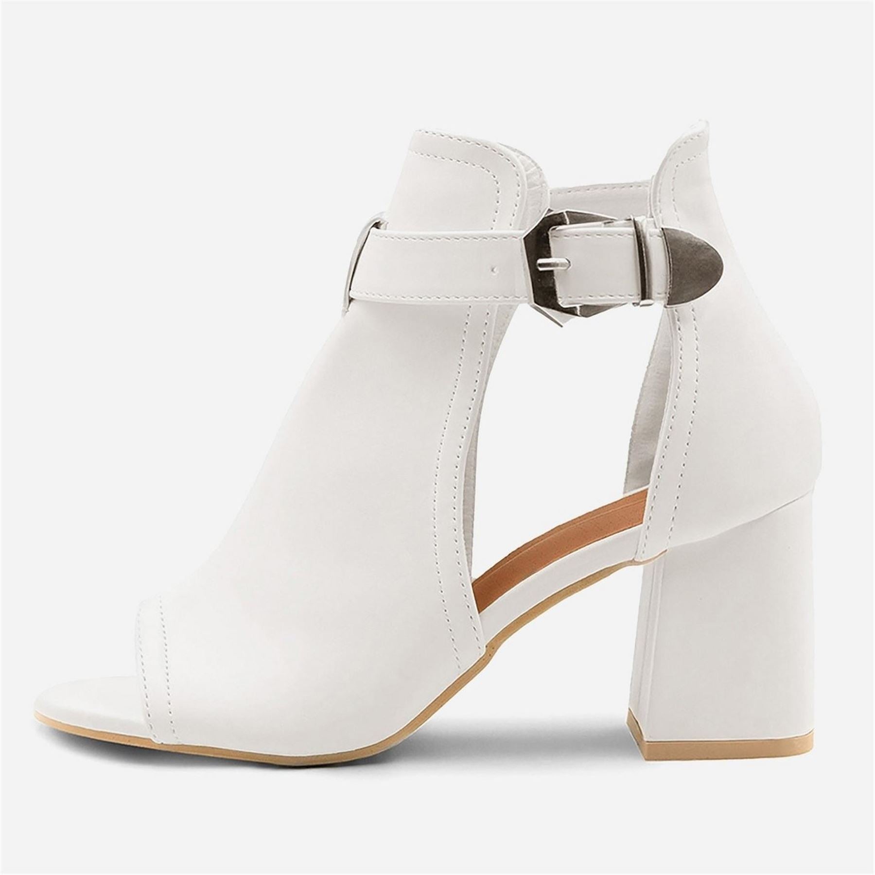 Wheres That From Ankle Peep Toe Block Heel Boots