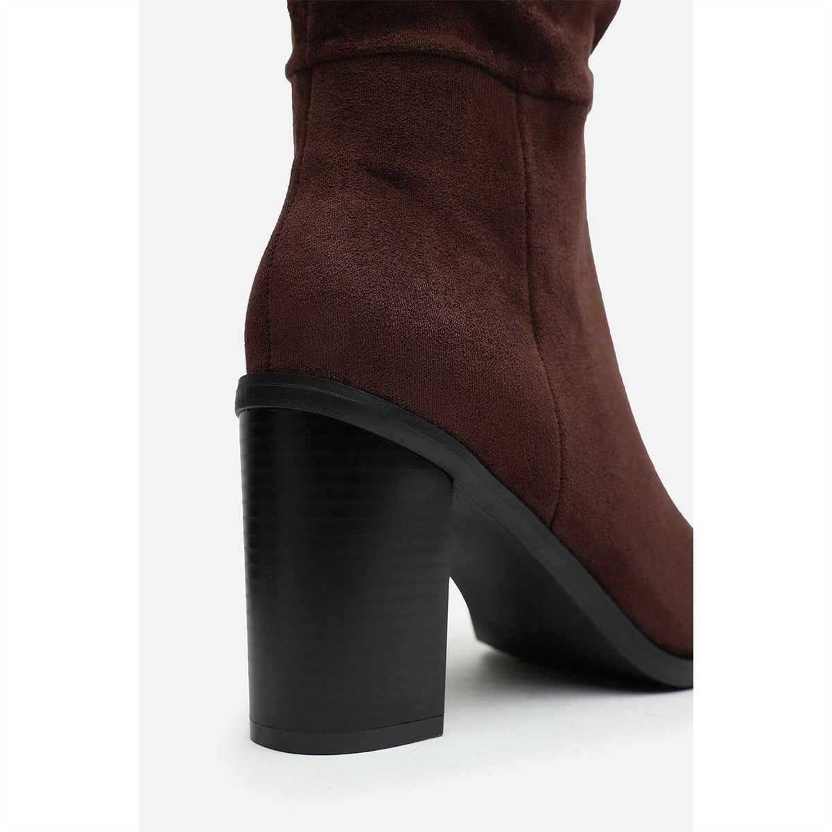 Wheres That From Slouch Knee High Boots With Block Heel