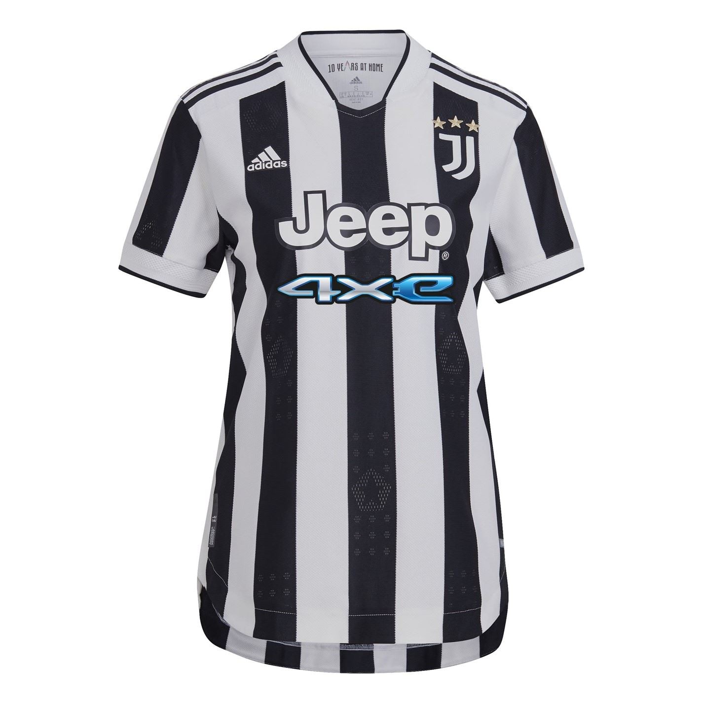 adidas Womens Juventus Authentic Home Shirt 2021 2022