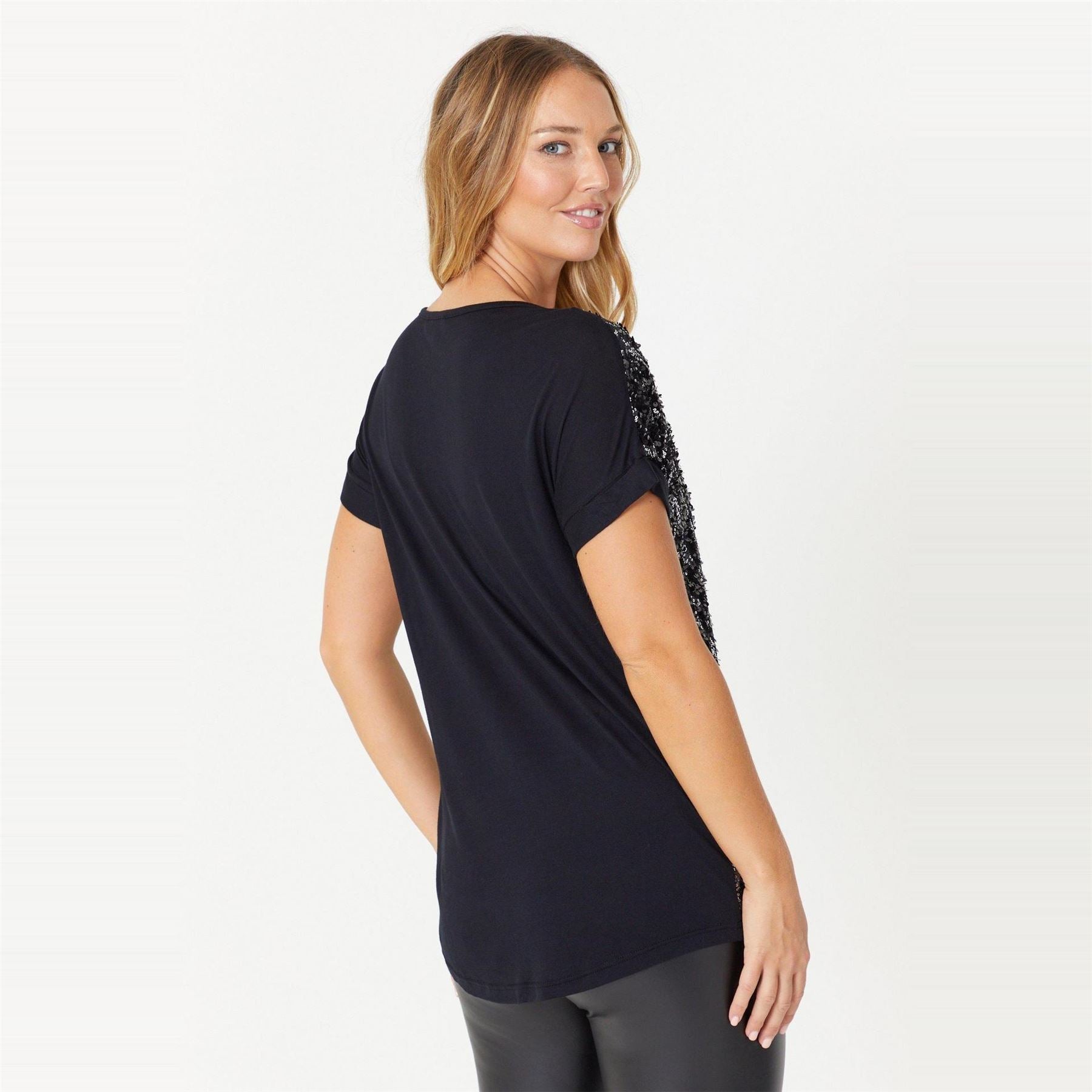 Be You Sequin Front Top