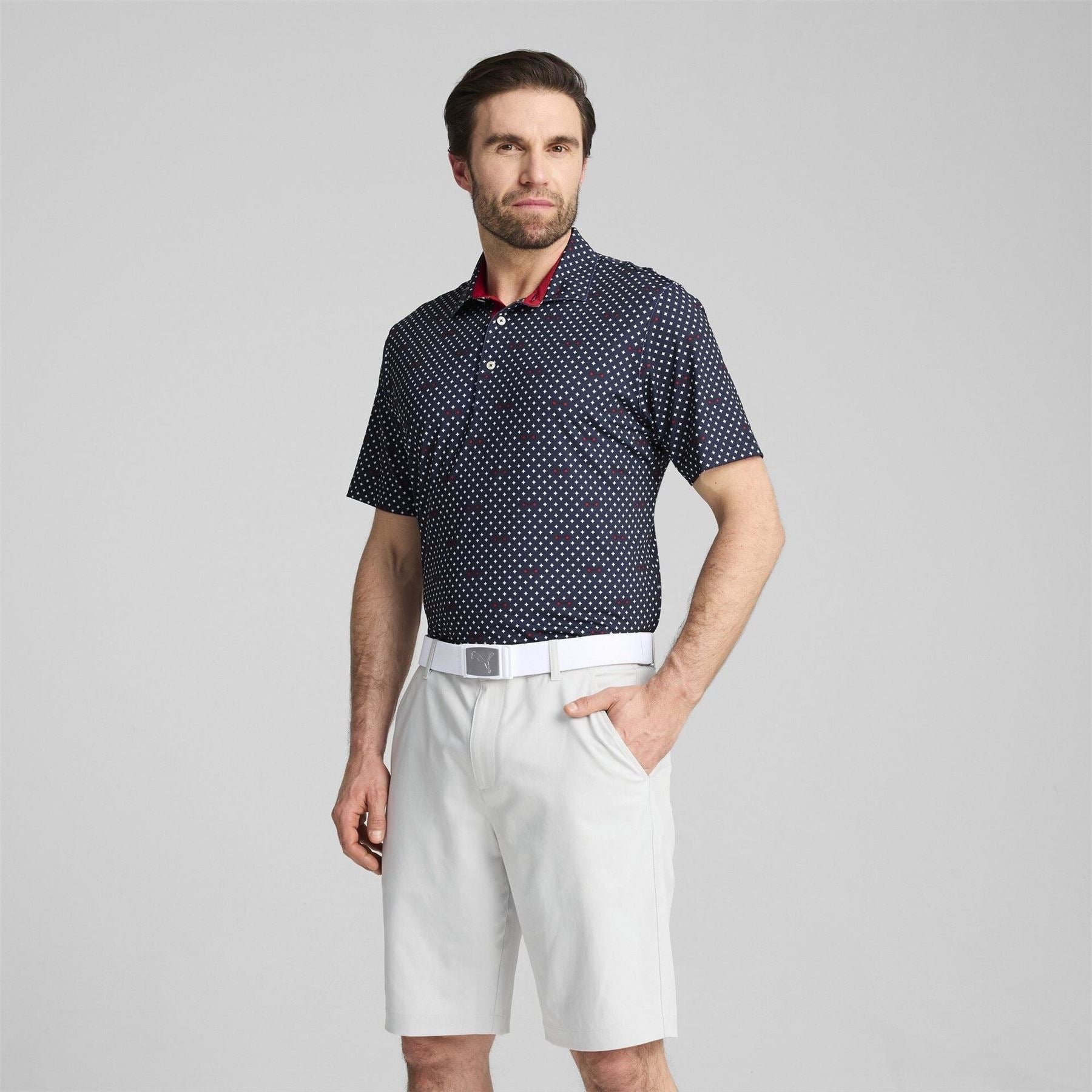 Puma Burgh Polo Short Sleeve Performance Polo Shirt