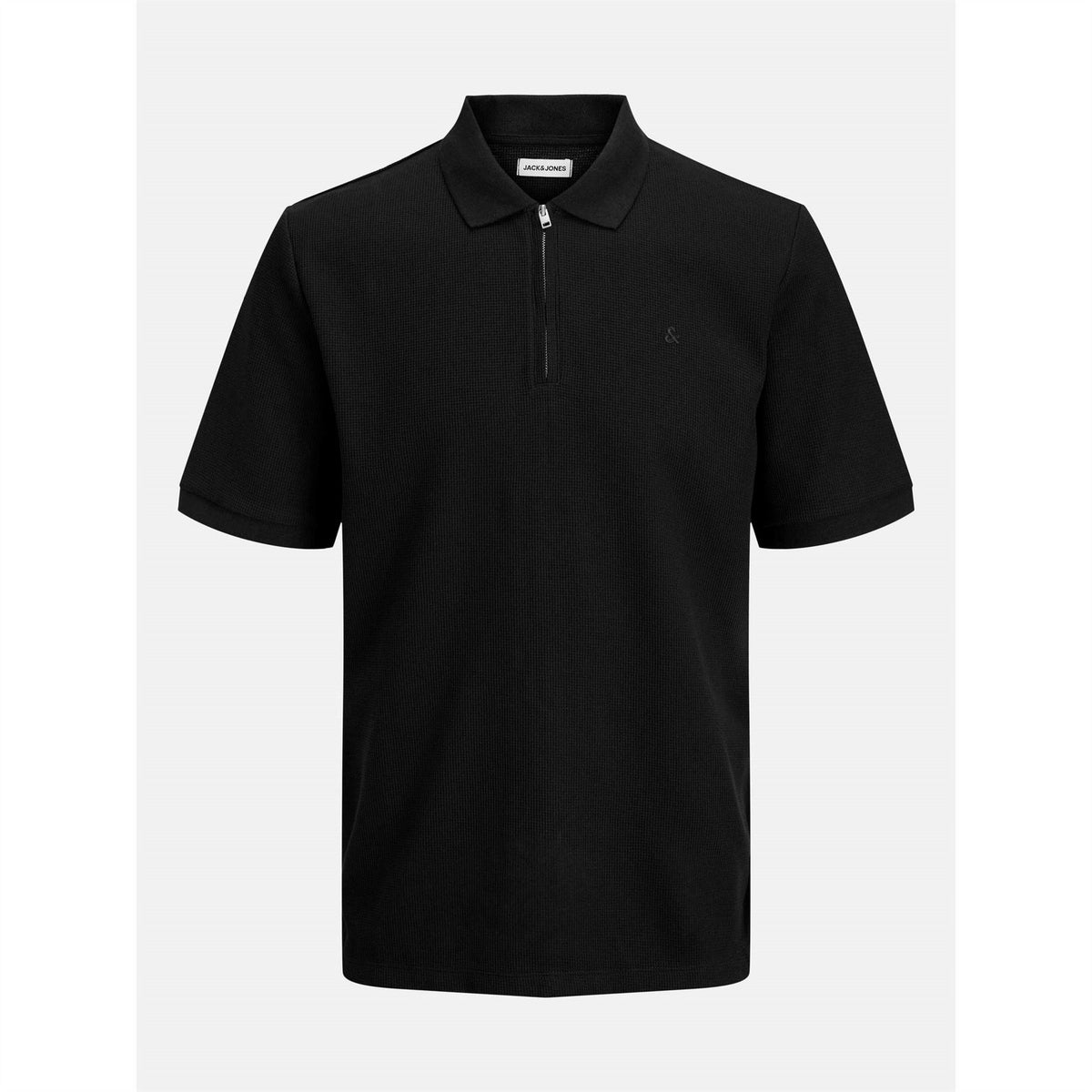 Jack and Jones Mens Austin Zip Polo Plus Size