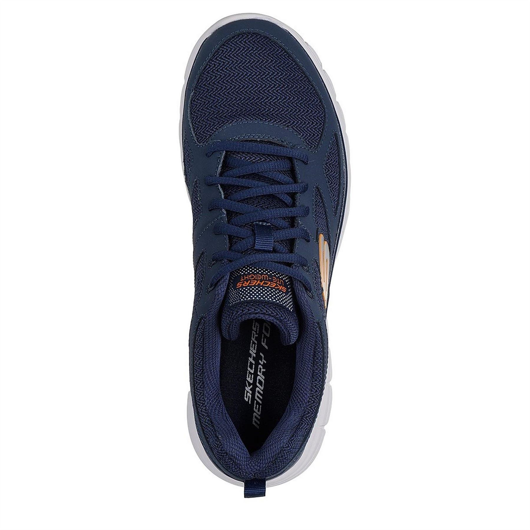 Skechers Mens Flex Burns Agoura Trainers