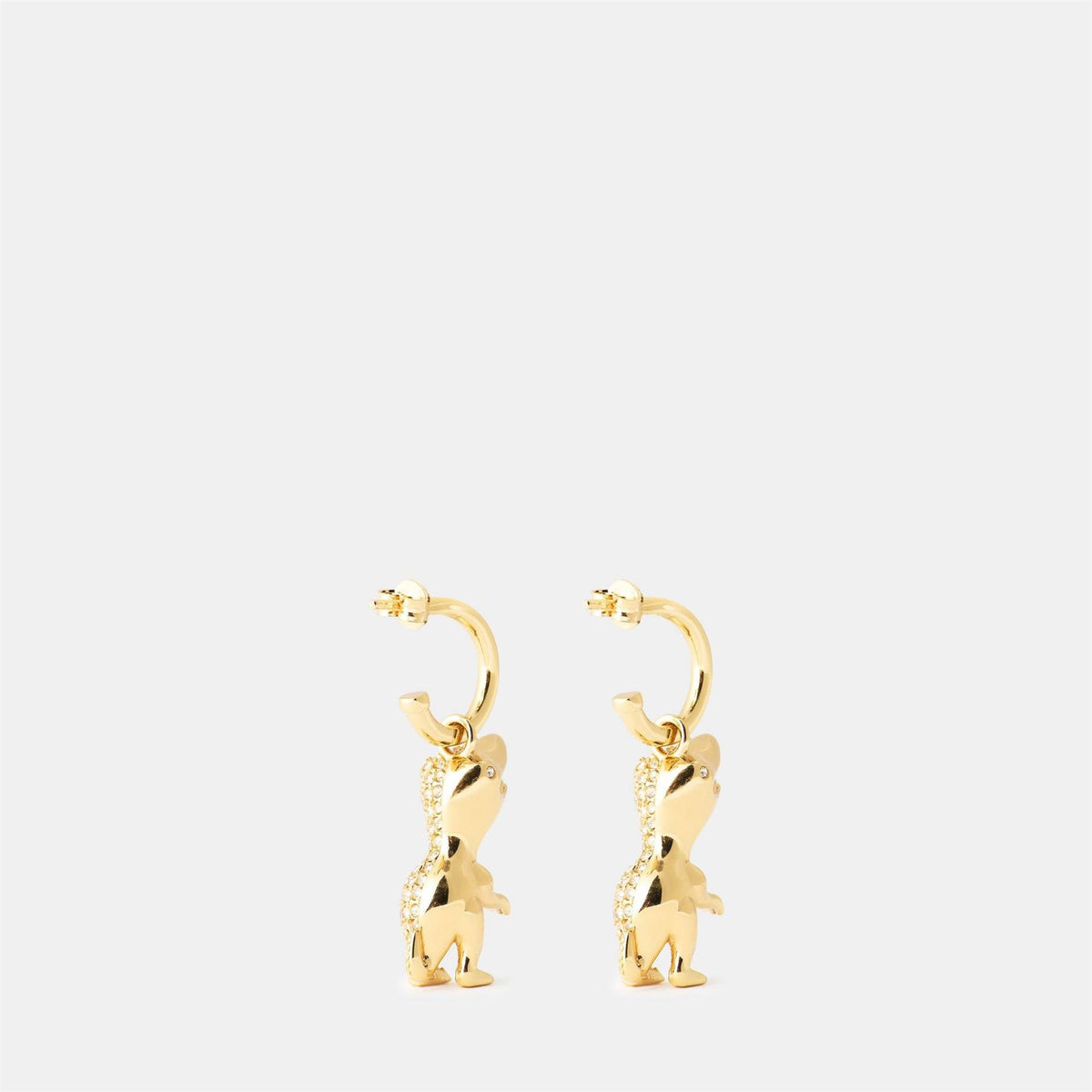 Coach Rhinestone Crystal Charm Earrings