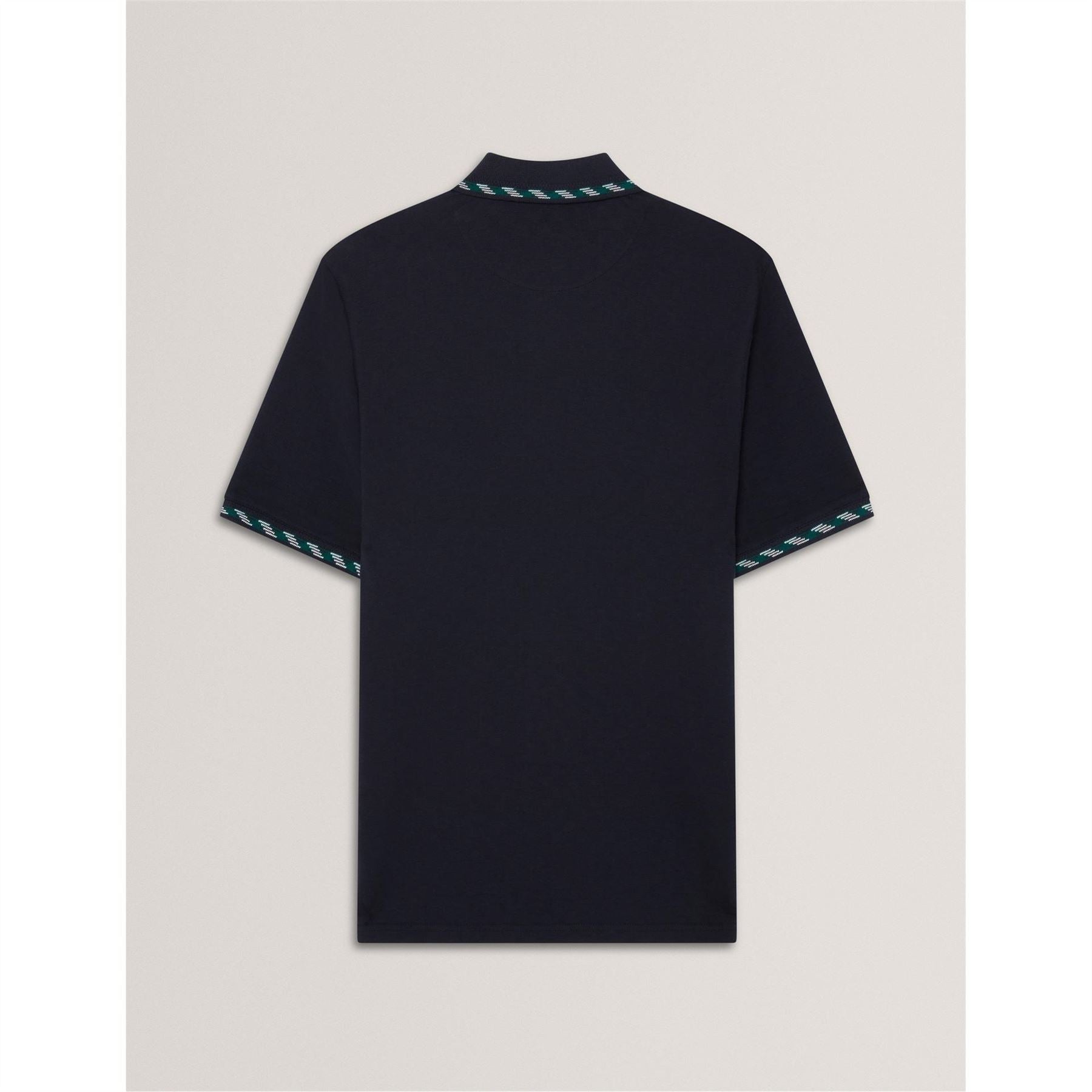 Ted Baker Jacquard Collared Neck Short Sleeve Polo Shirt